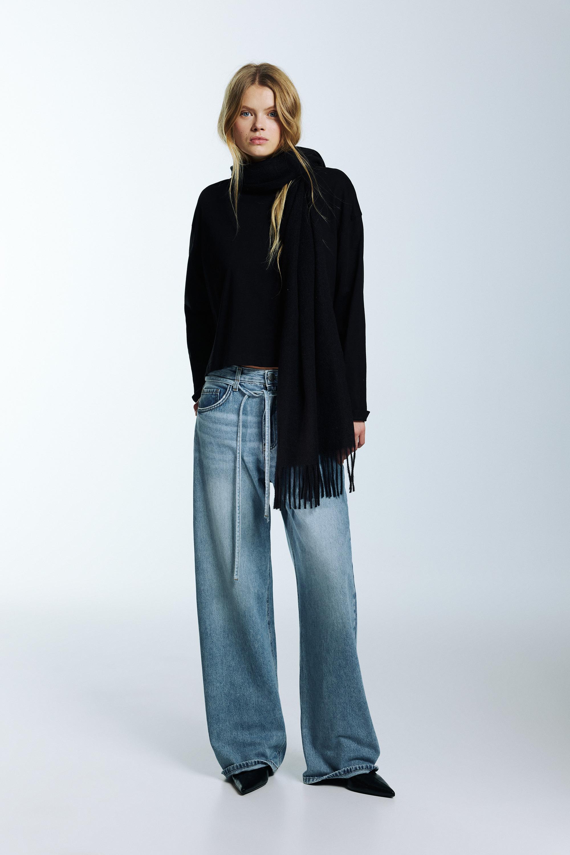 Bağcıklı baggy jean - Görsel 163