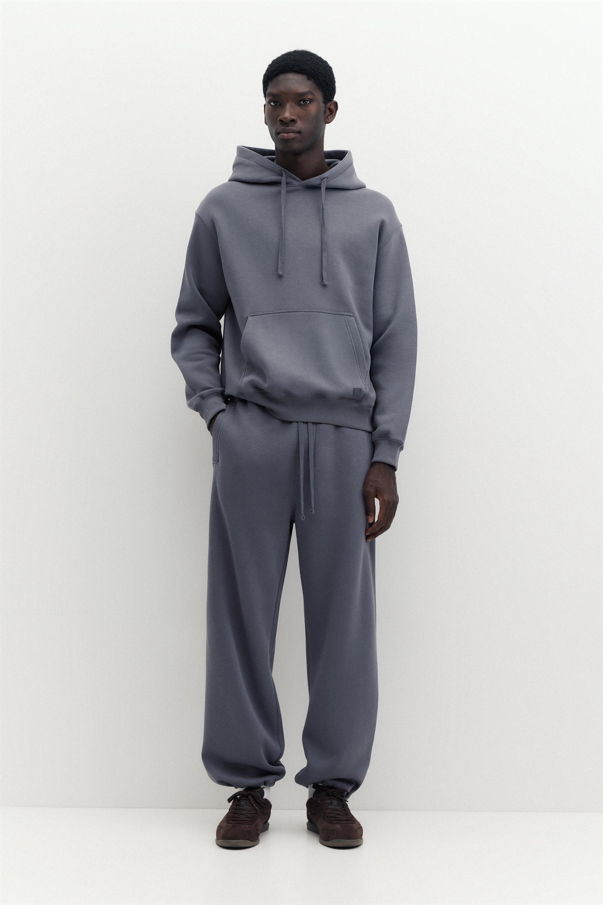 Baggy joggers — Grey blue