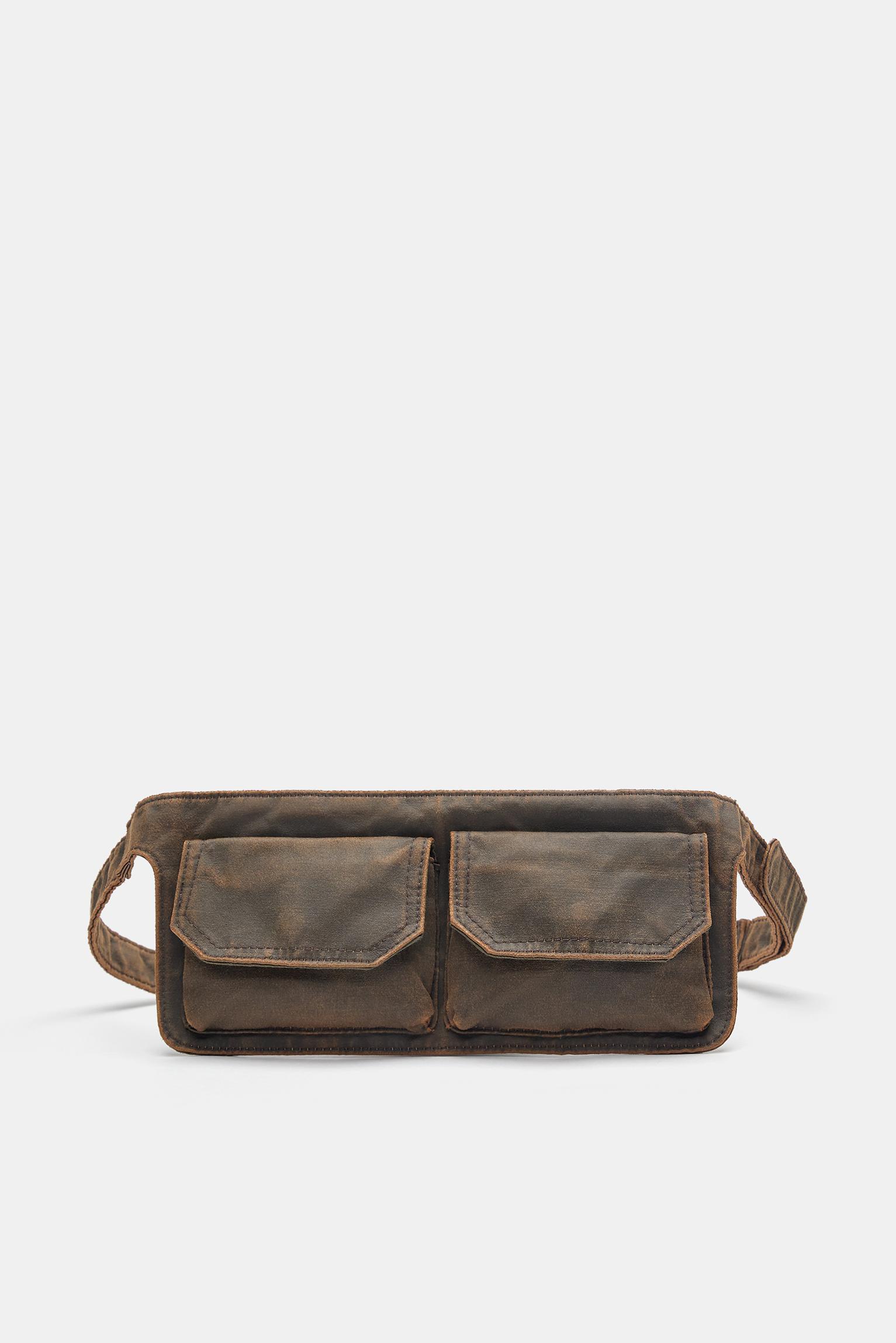 Bauchtasche Mit Canvas-Taschen