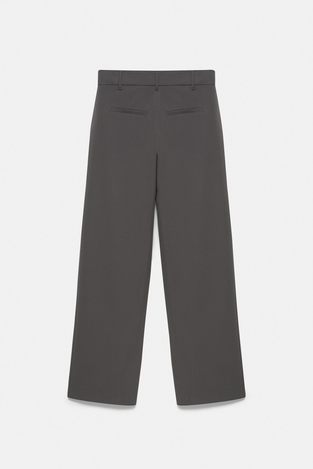 Darted smart trousers — Medium grey