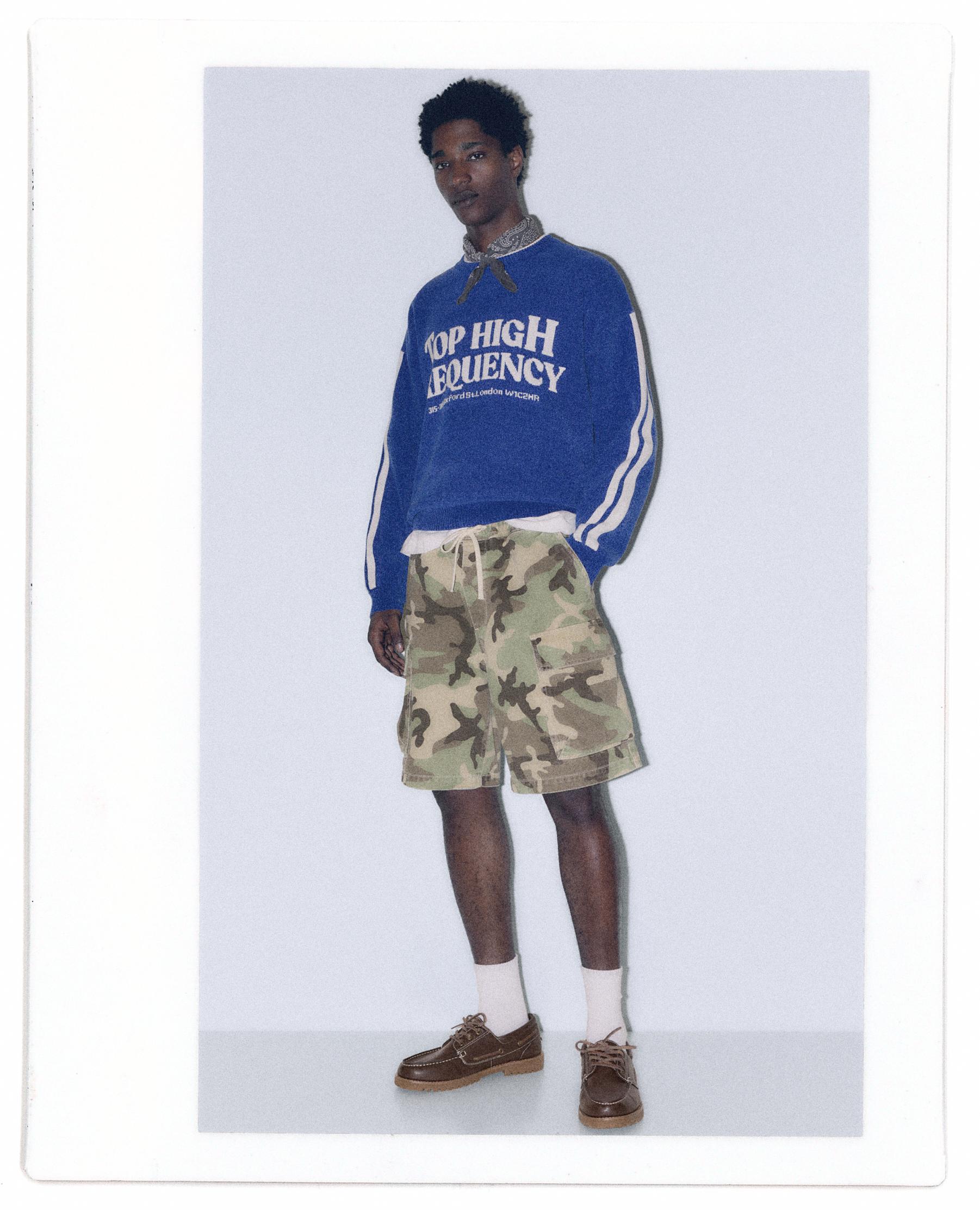 STWD graphic jumper — Blue