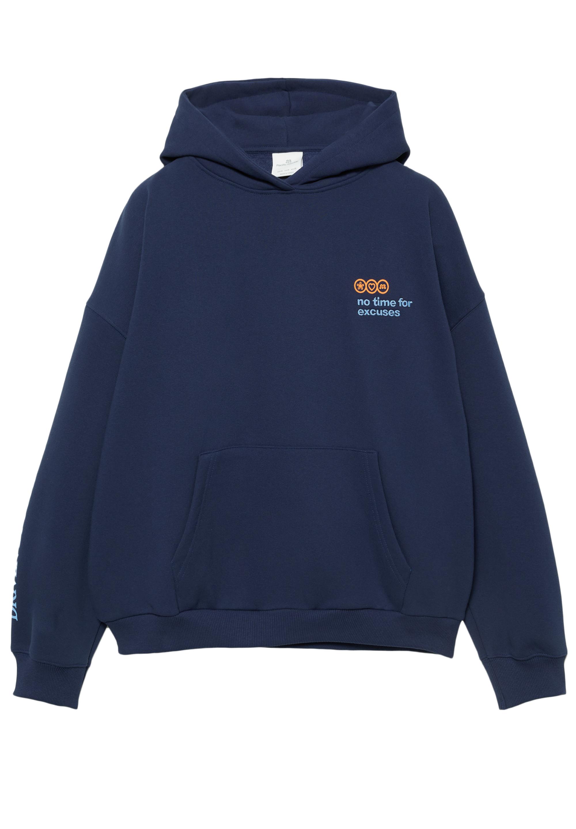 Graphic hoodie — Navy