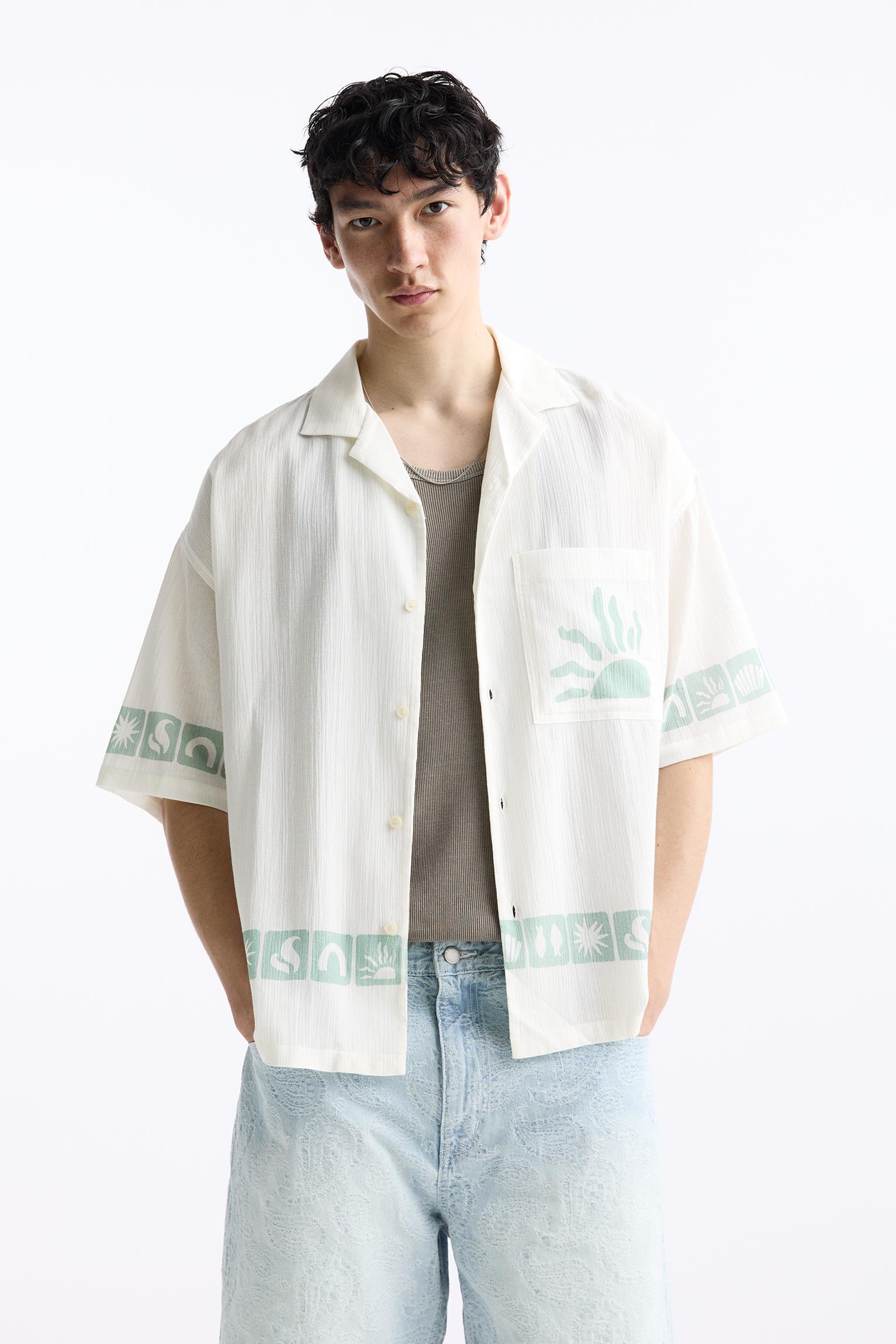 Camisas verano hombre pull and bear shops