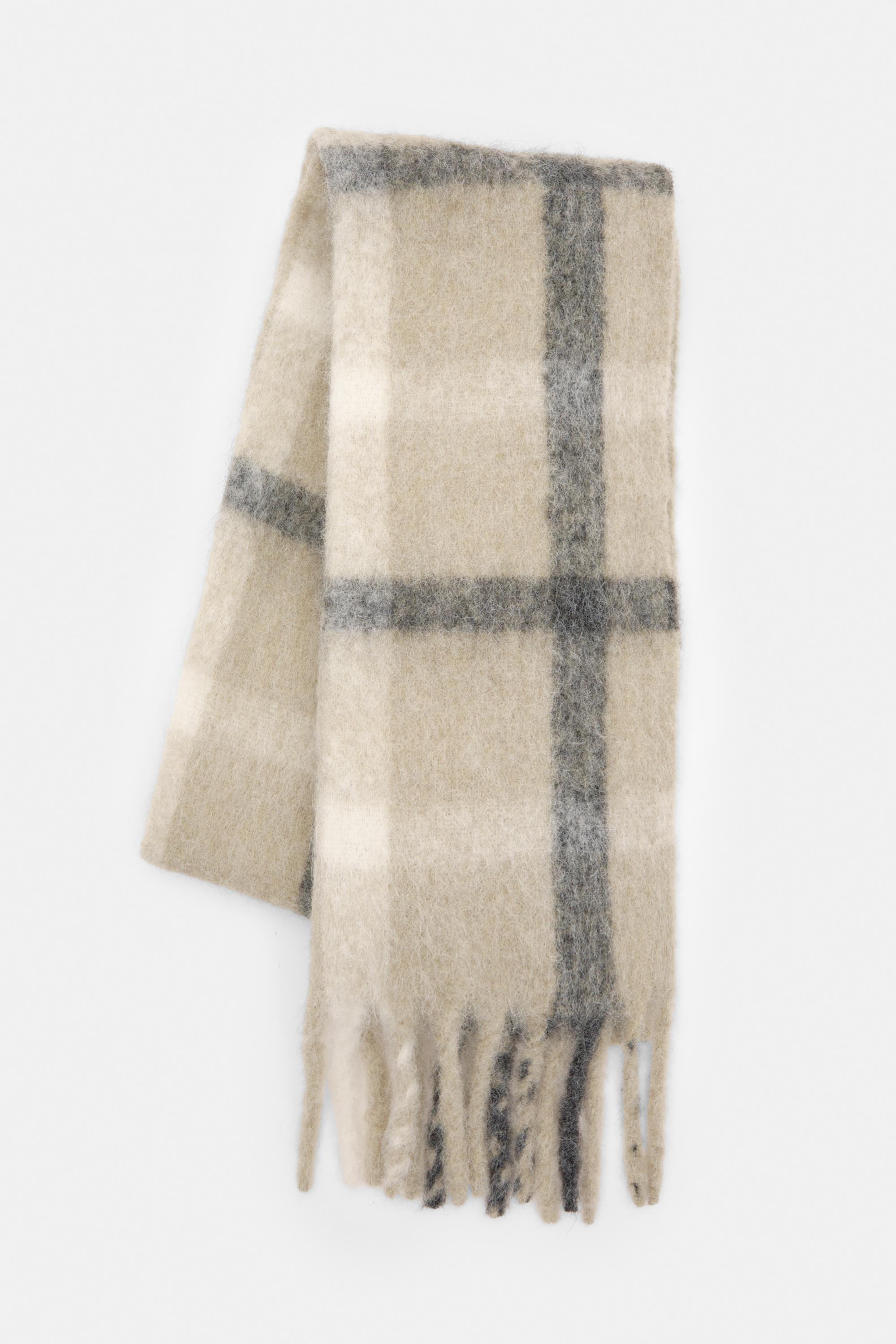 Schal Mit Karos Und Soft Touch