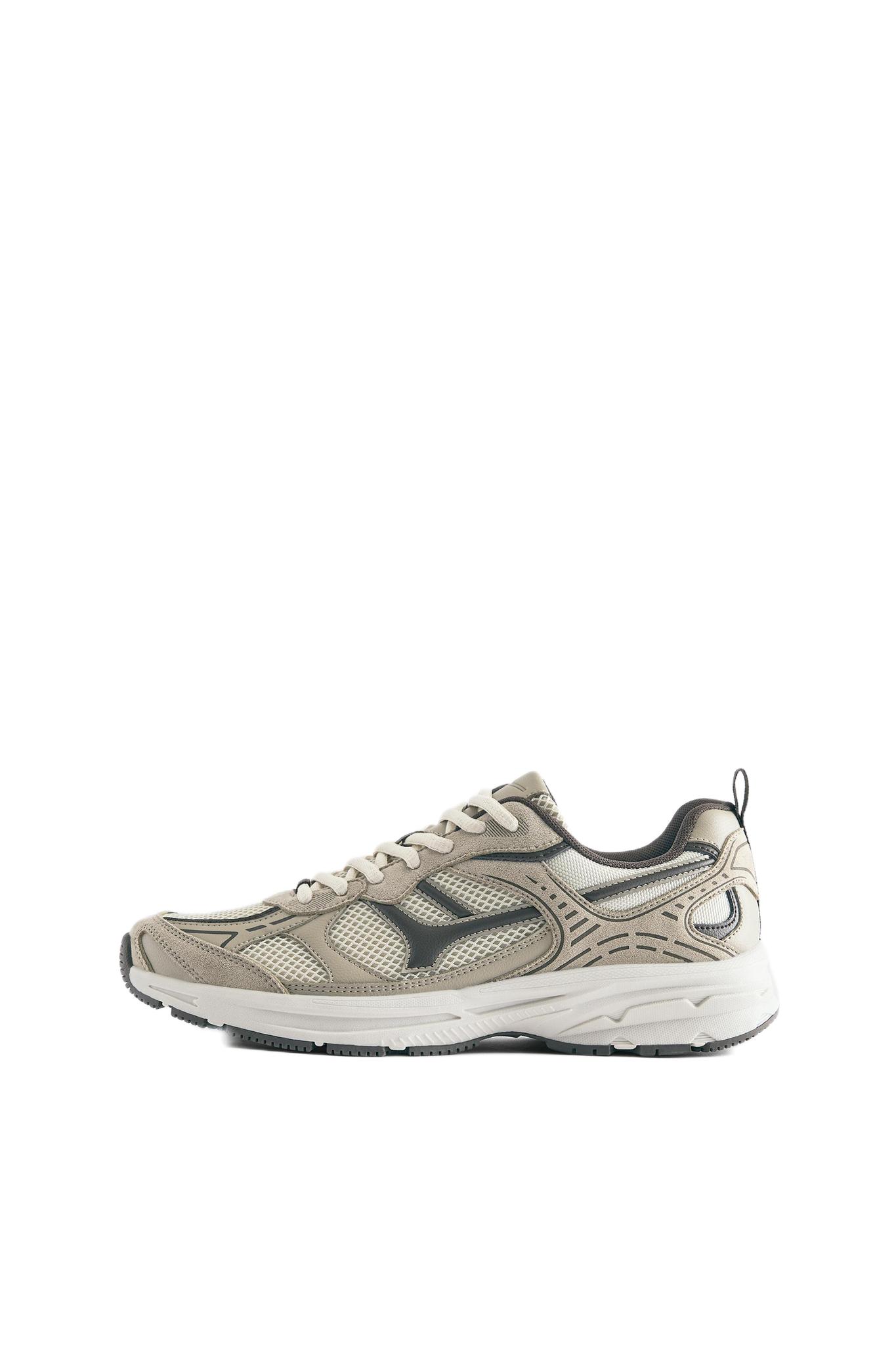 Multi-piece trainers — Ecru (alternate view)