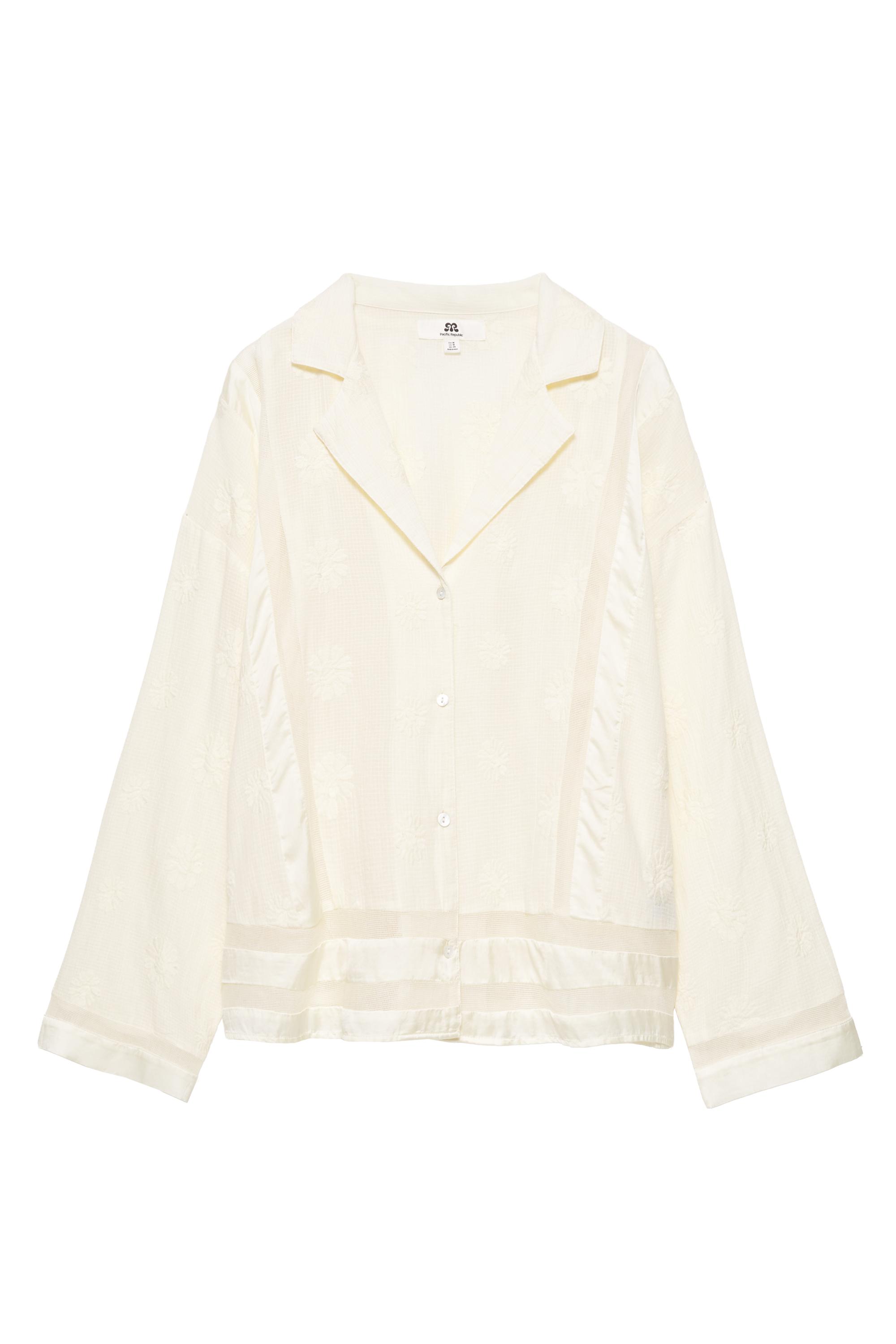 Camisa bordado flores