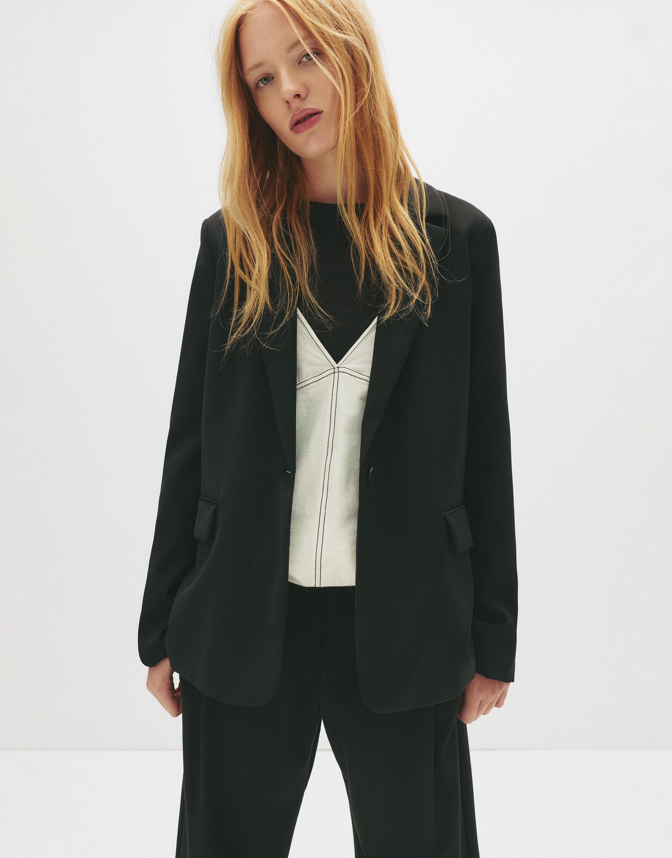 Basic blazer - Görsel 10