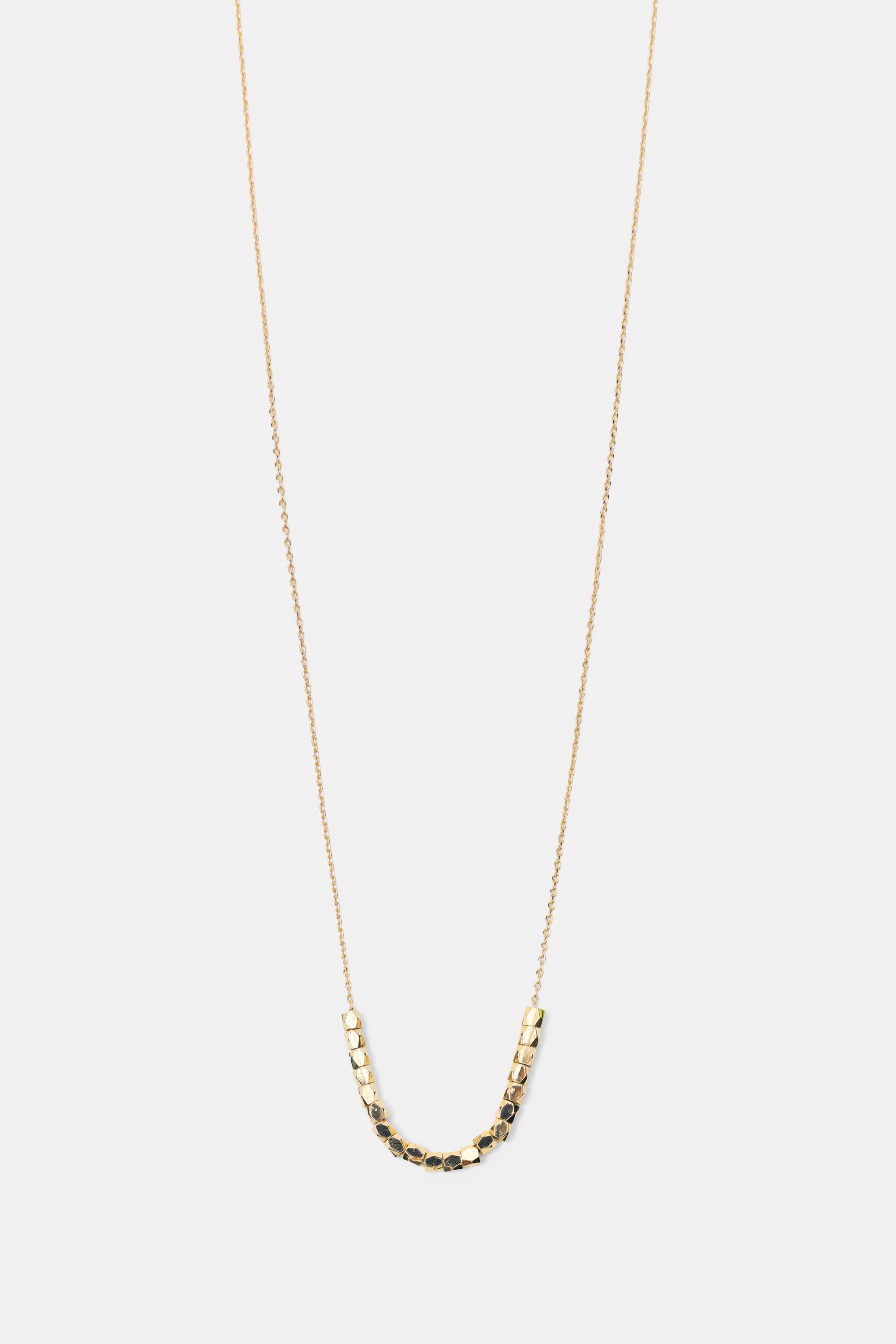 Beaded necklace — Gold