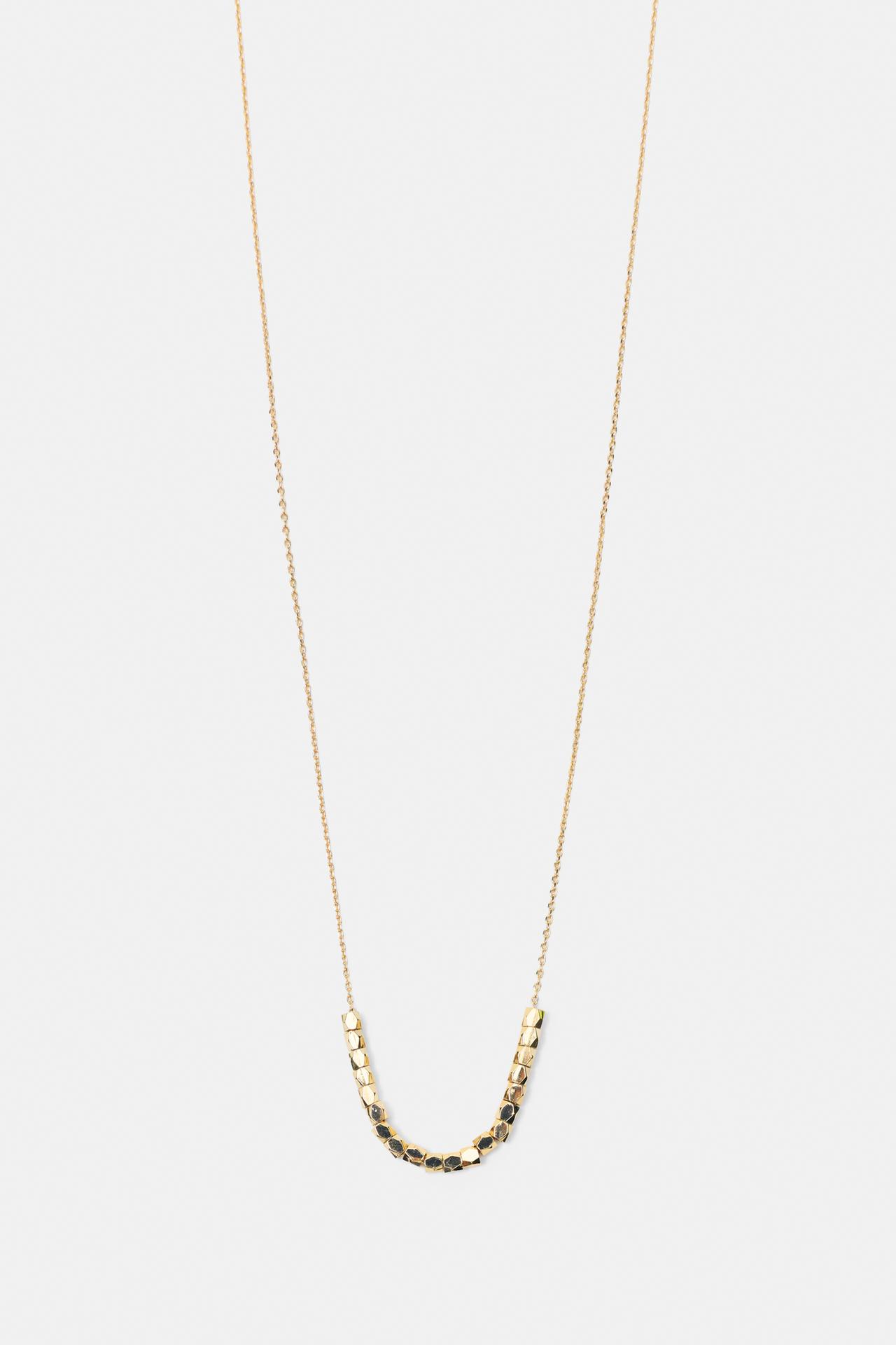 Beaded necklace — Gold
