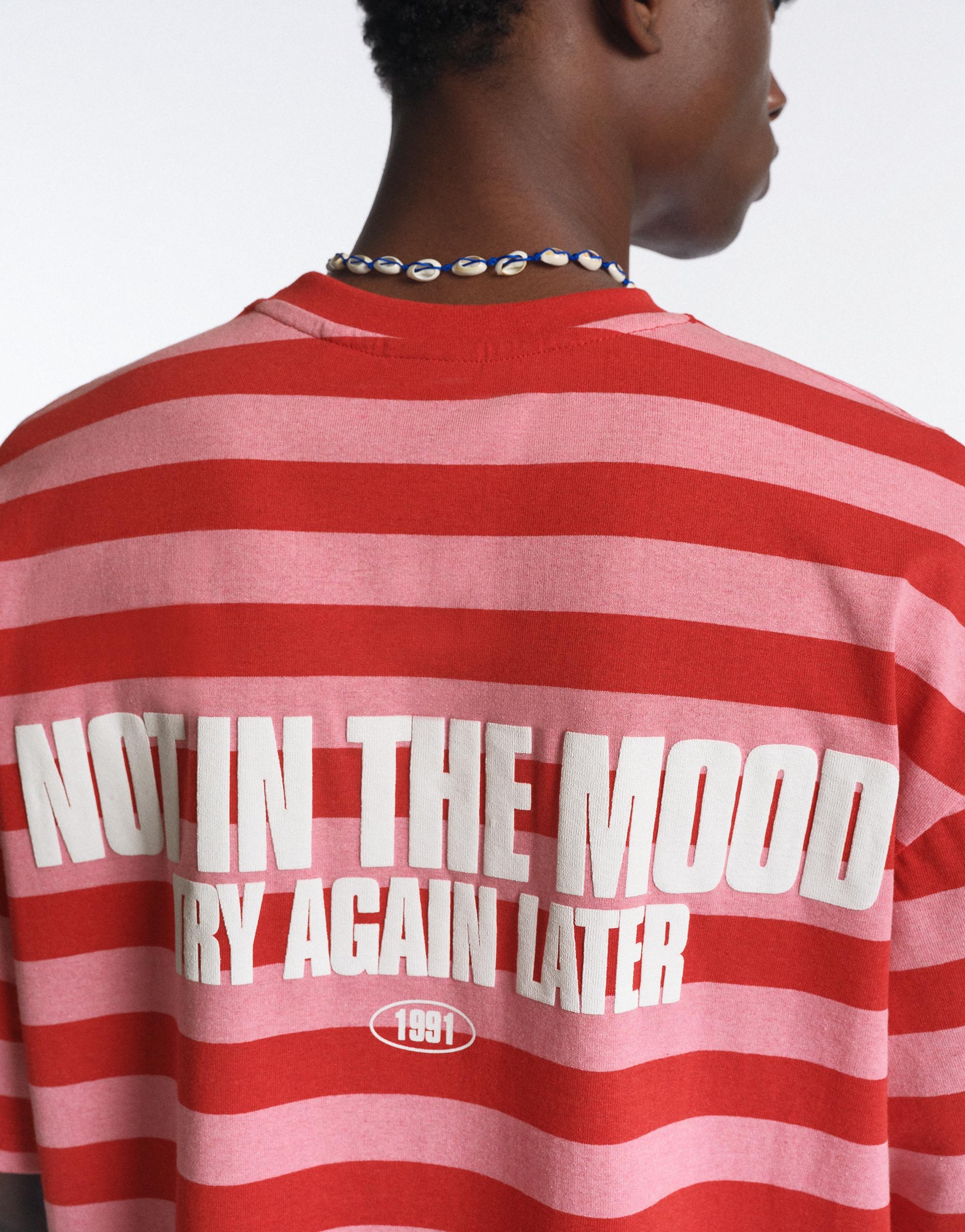 Striped STWD T-shirt — Red