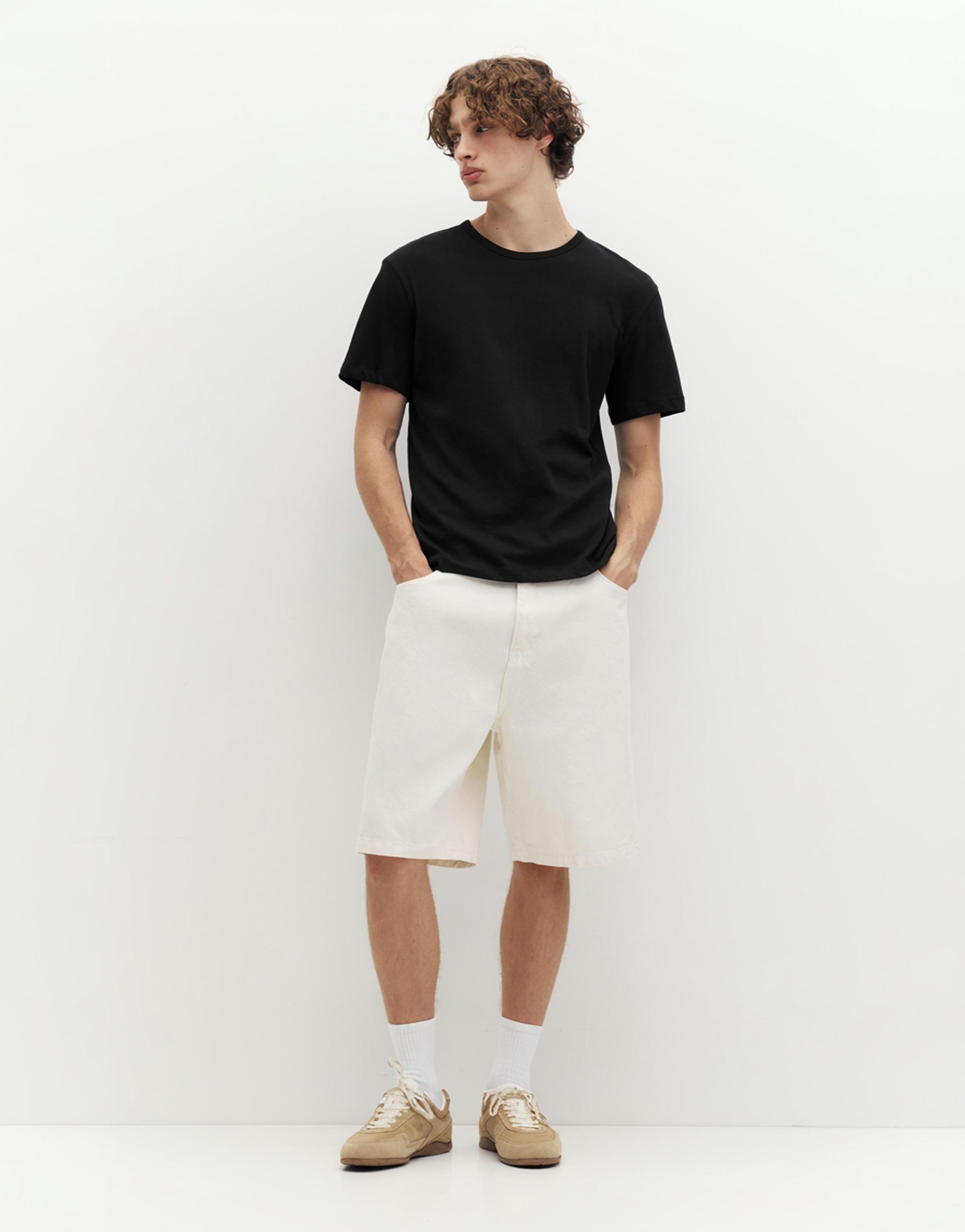 Basic slim fit tişört - Görsel 11