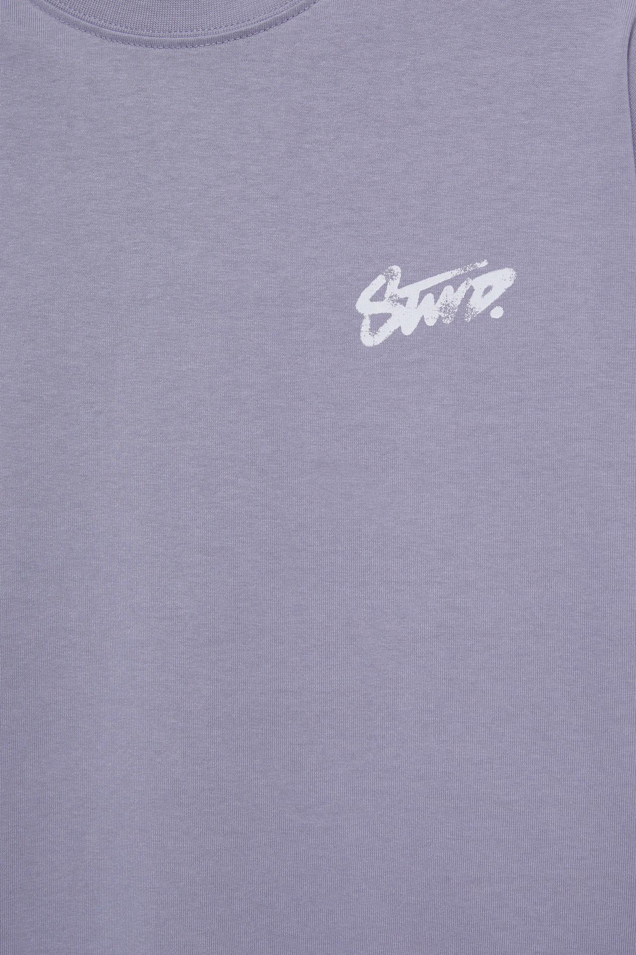 STWD graffiti logo T-shirt — Yale blue