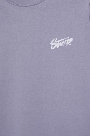 STWD graffiti logo T-shirt — Yale blue 8