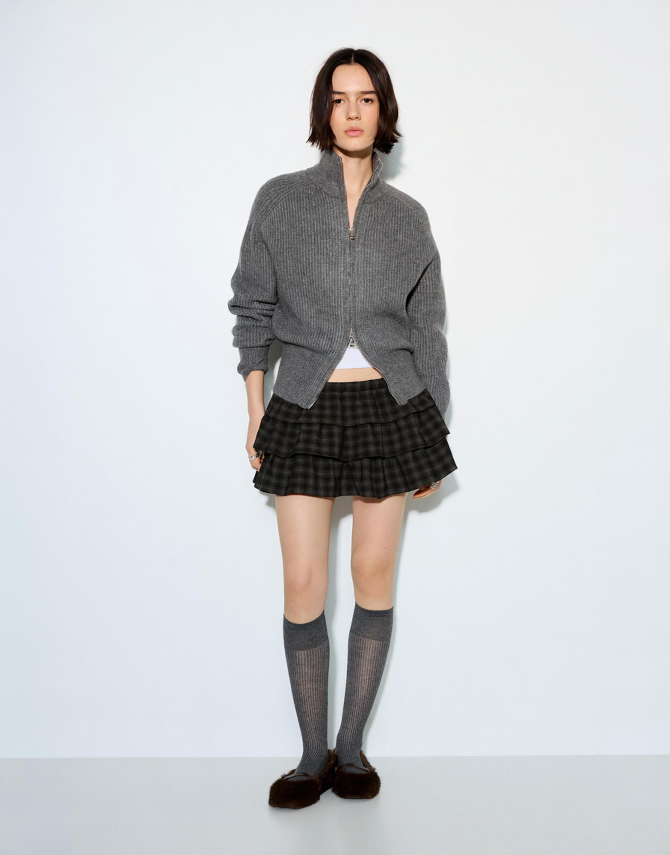 Fermuarlı hırka - Görsel 13