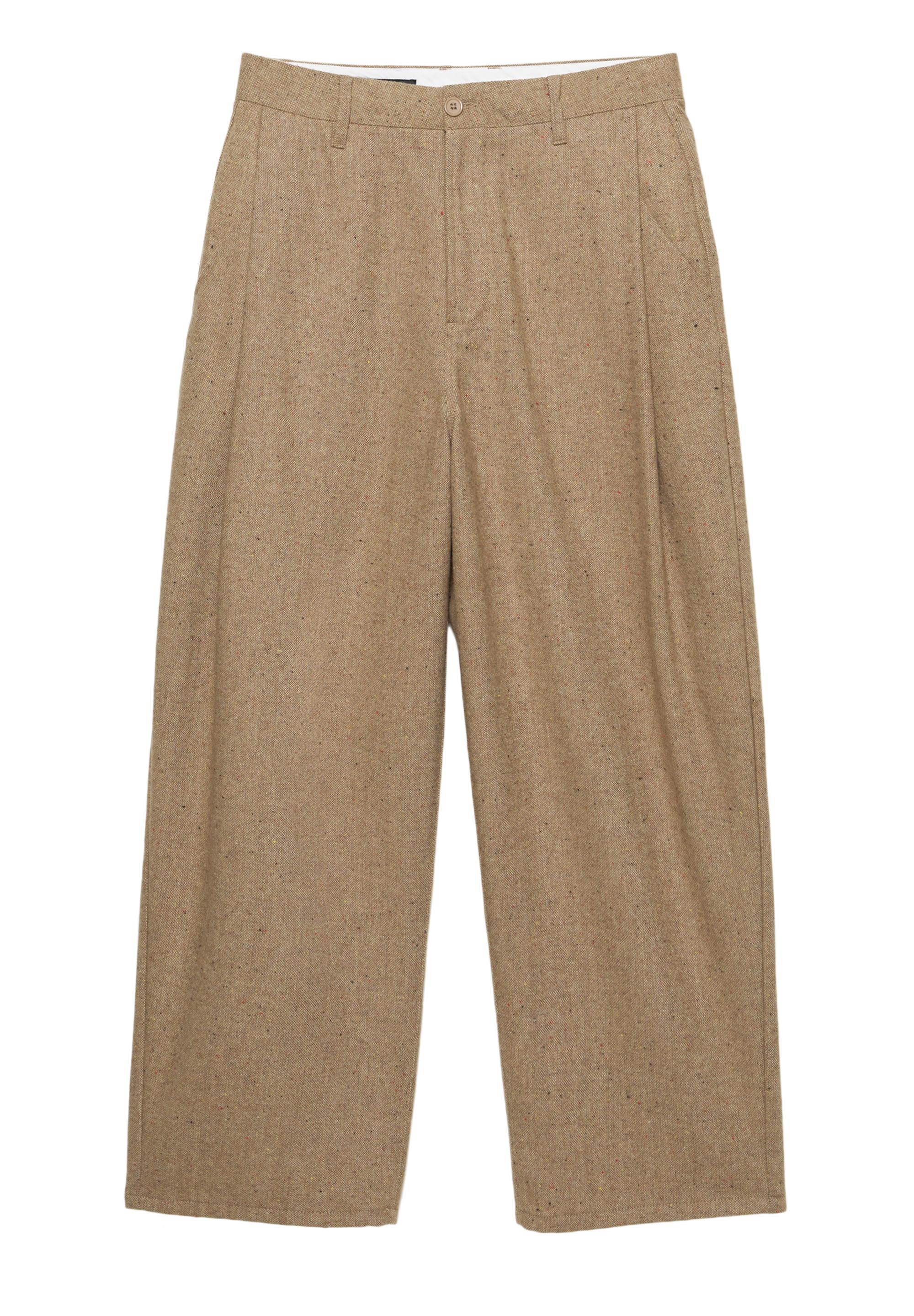 Yünlü tailored fit pantolon - Görsel 4