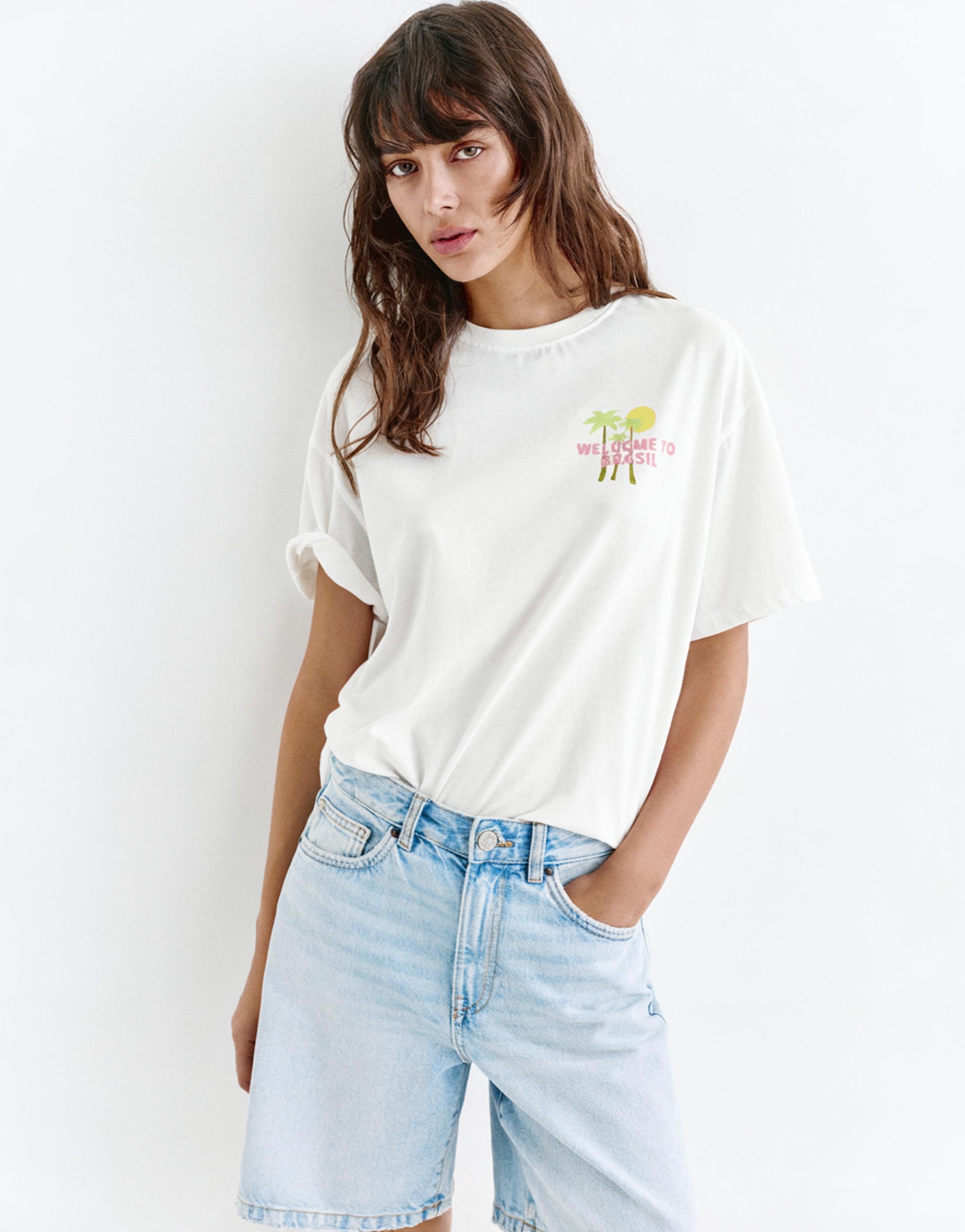 Brazil graphic T-shirt — Ice
