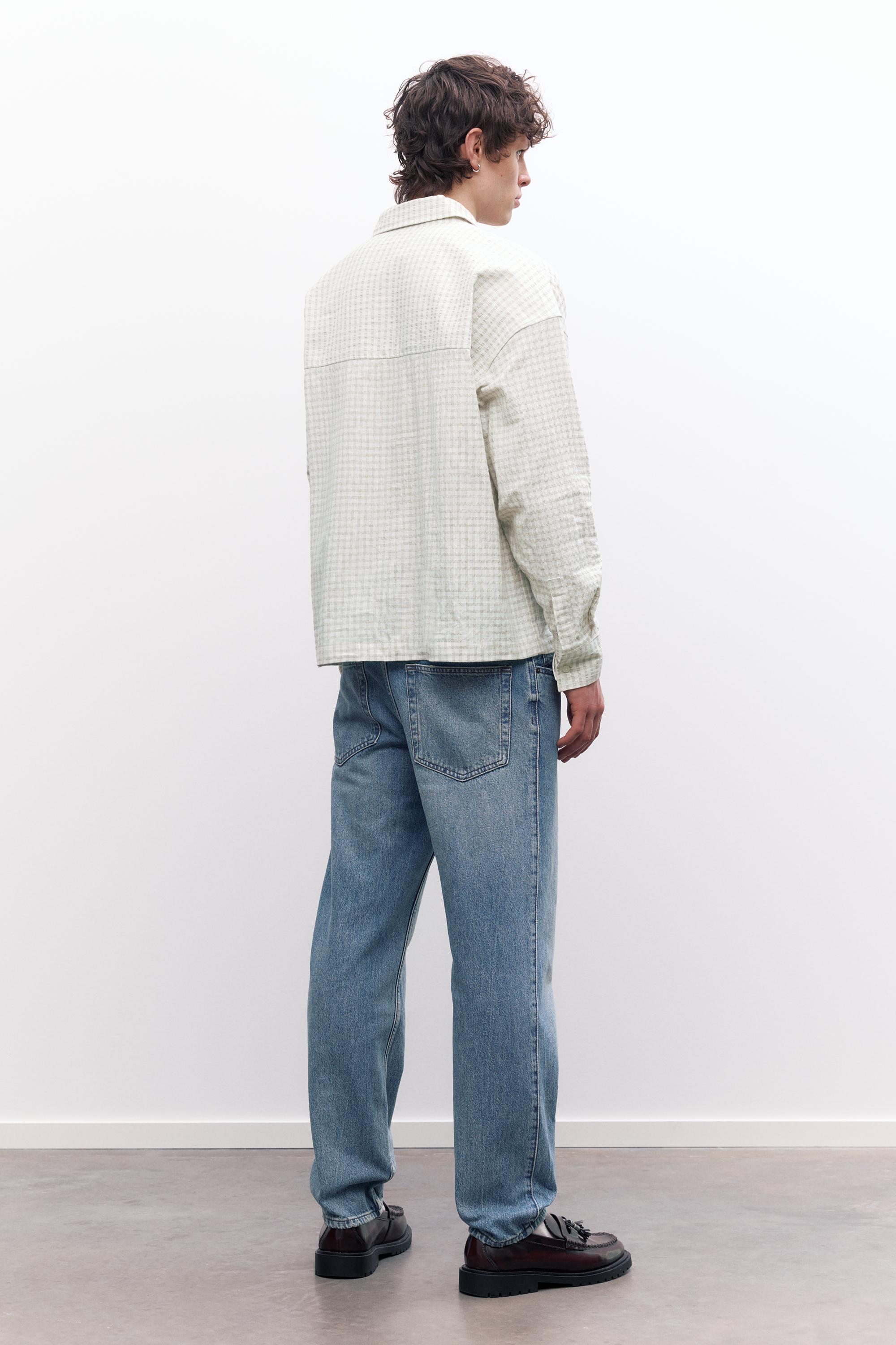 Cepli uzun kollu gömlek - Görsel 9