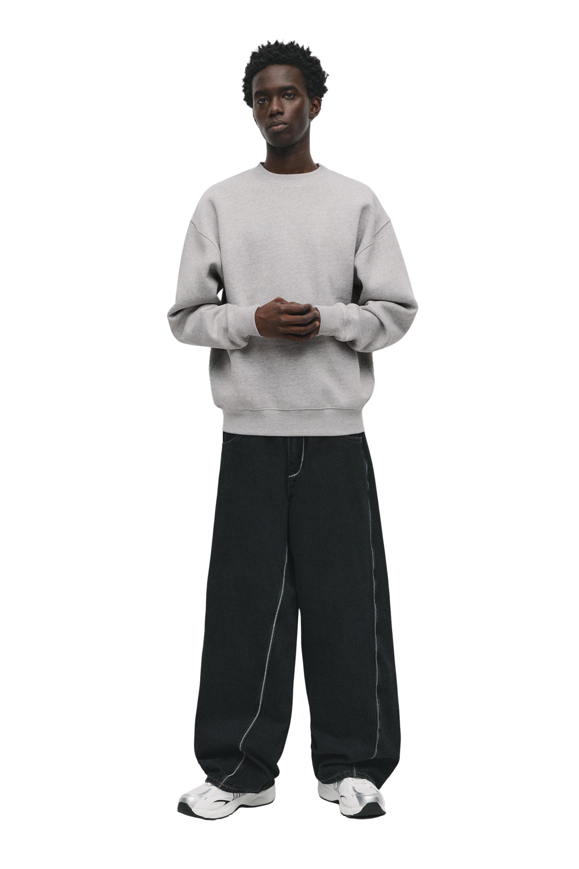 Basic bisiklet yaka sweatshirt - Görsel 47