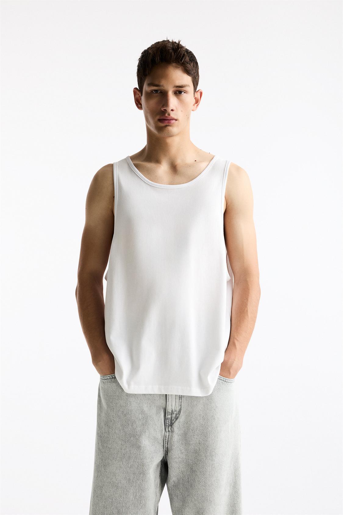 Camiseta Básica Camiseta Tirantes Pull And Bear Mujer Tank Top