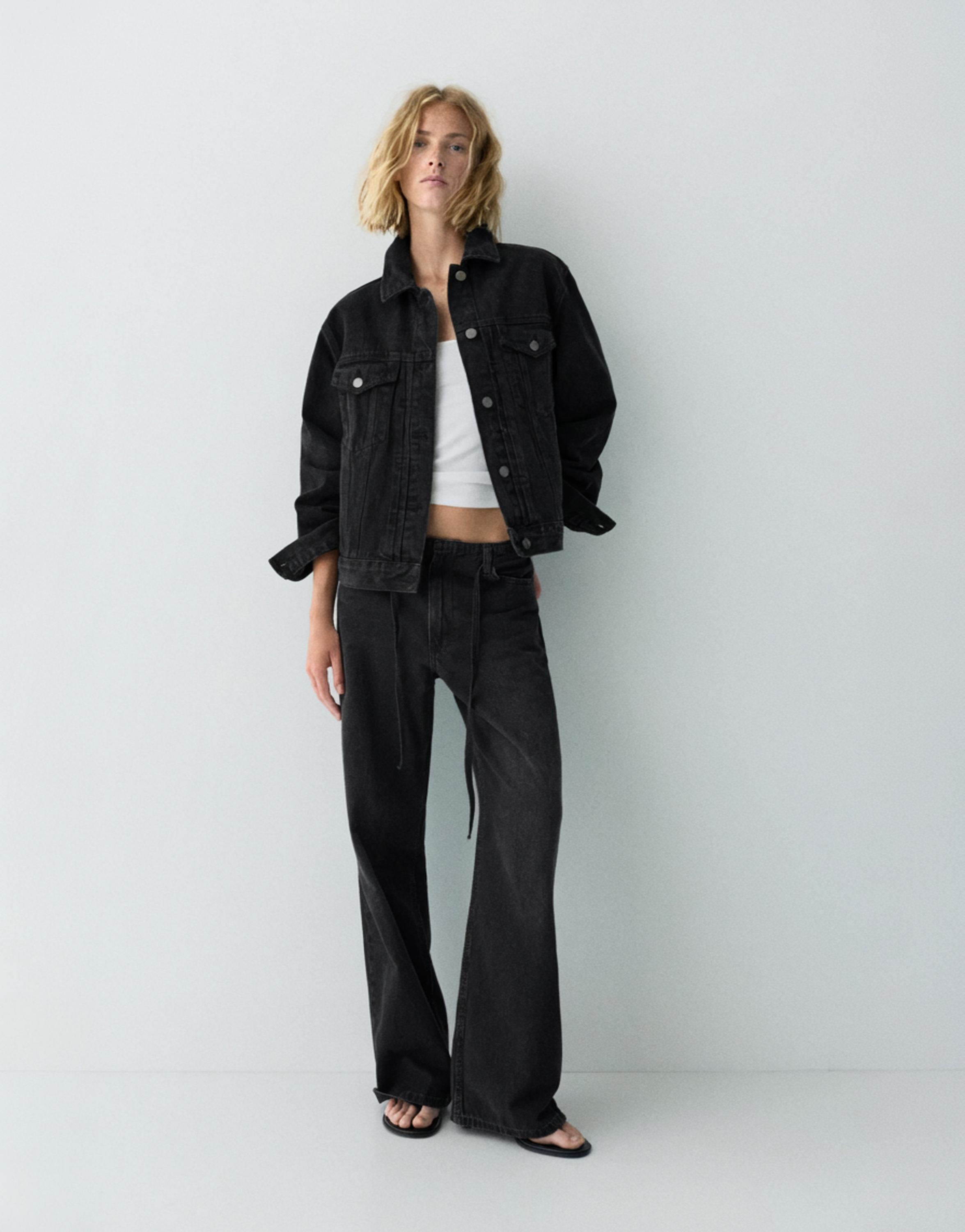 Denim jacket — Black