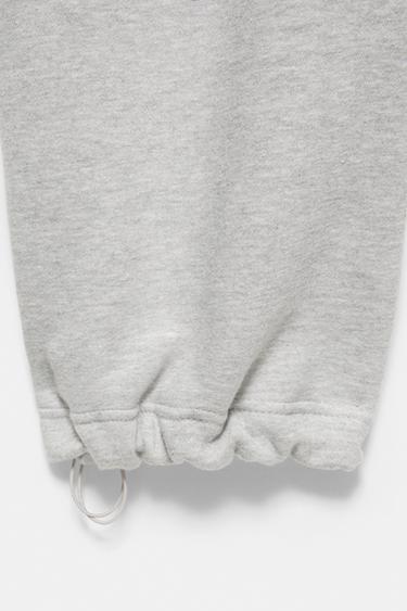 Basic baggy tracksuit bottoms — Grey marl 6