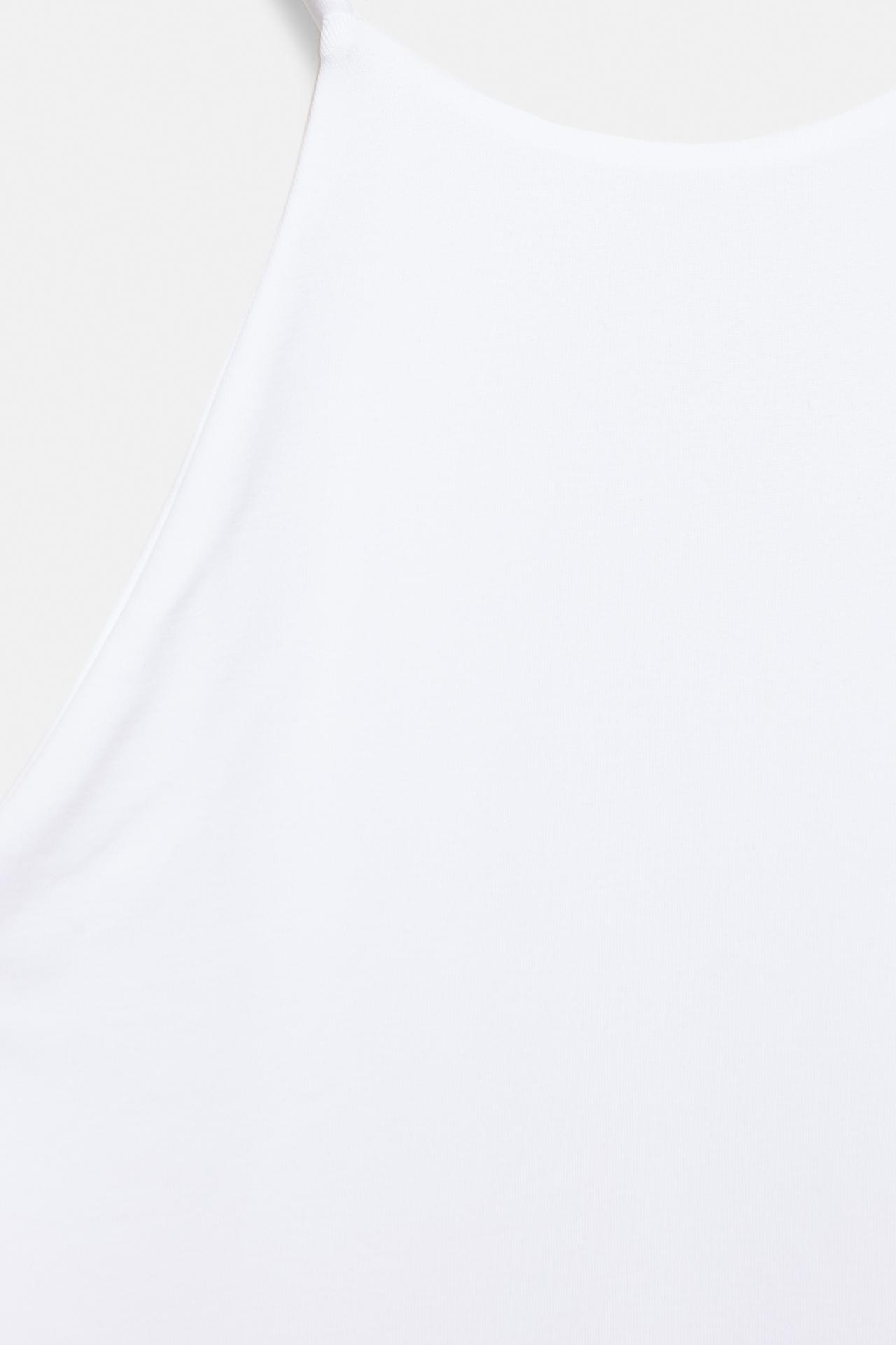 Halter strappy bodysuit — White