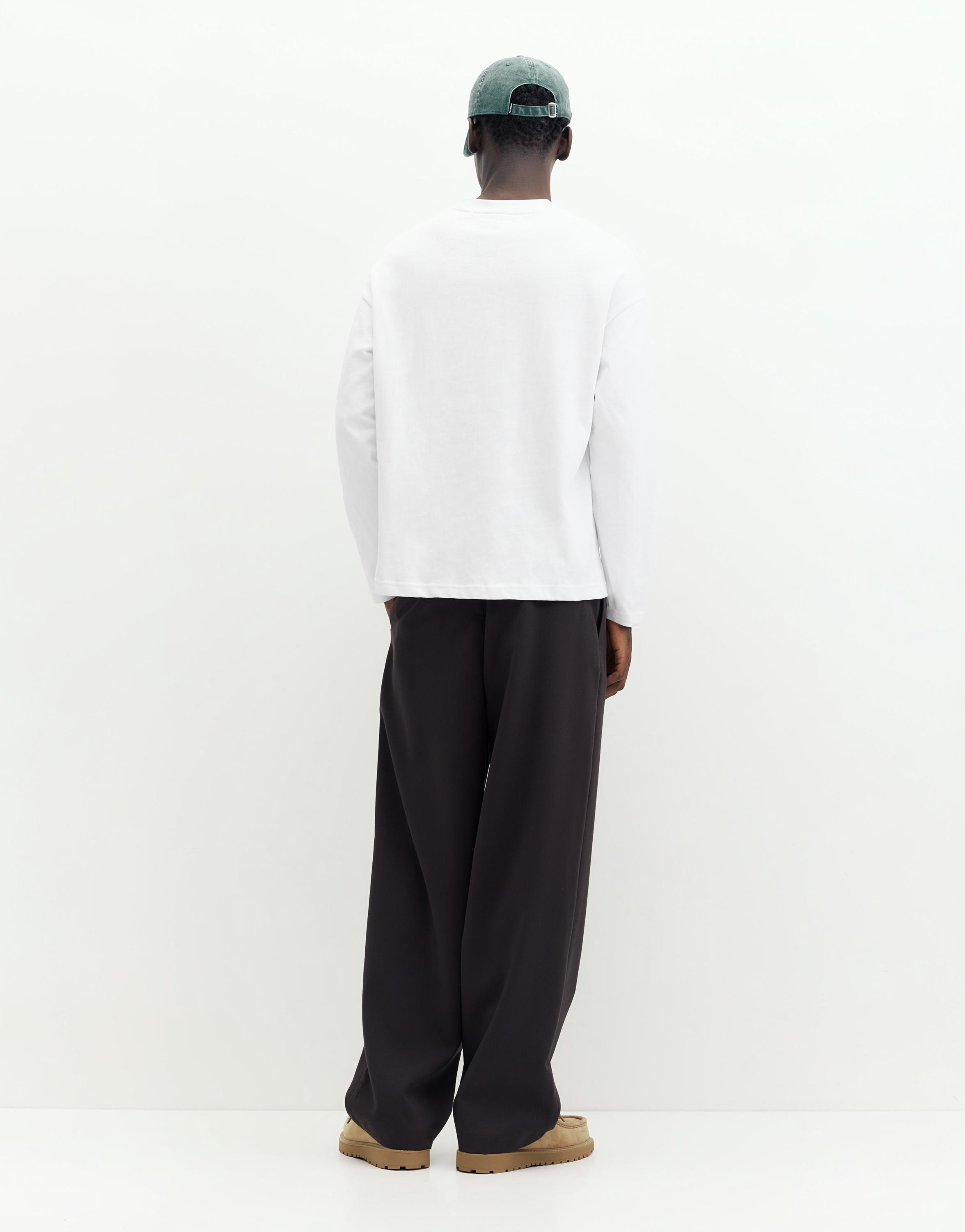 Heavy weight relaxed fit T-shirt — White