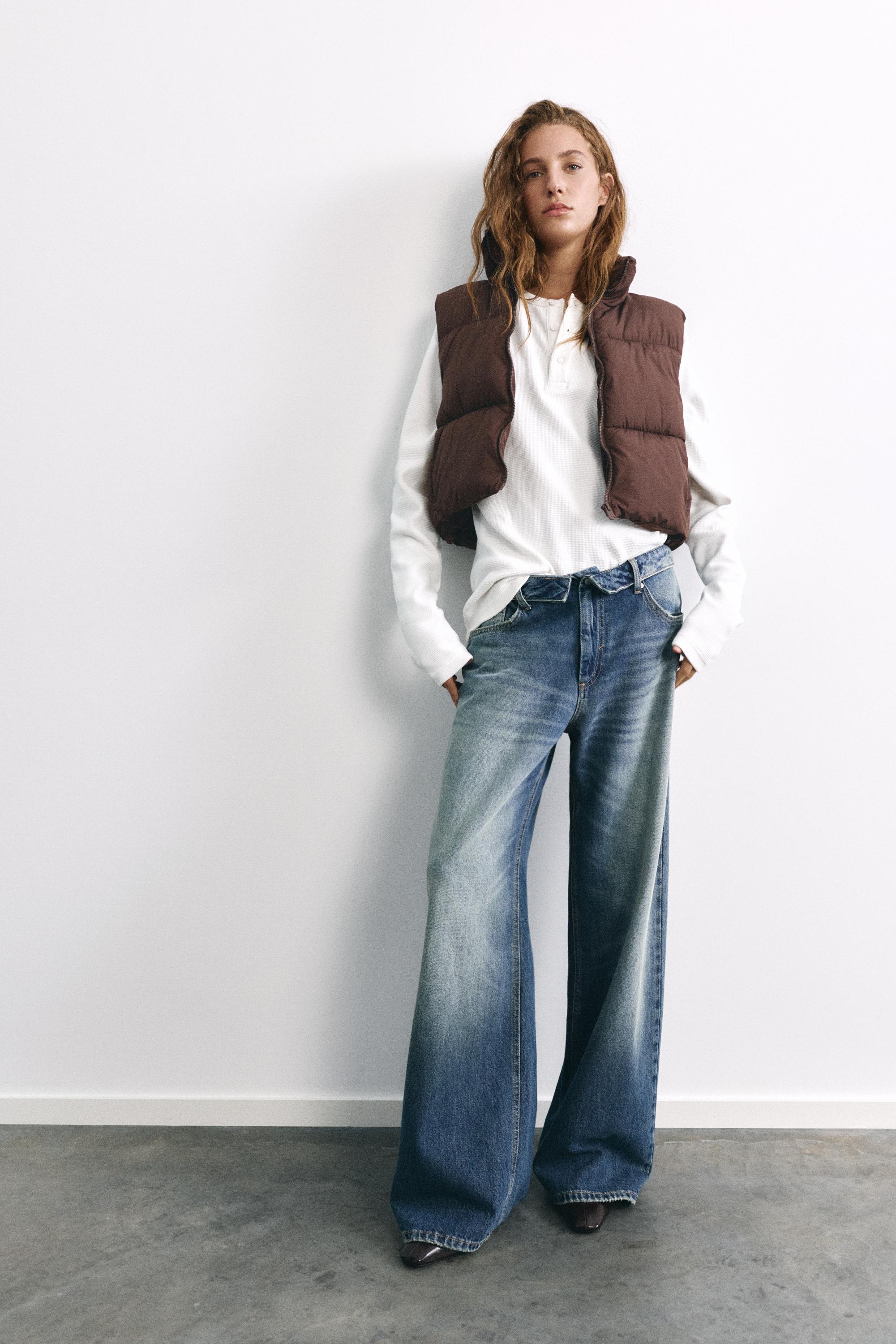 Padded gilet — Brown
