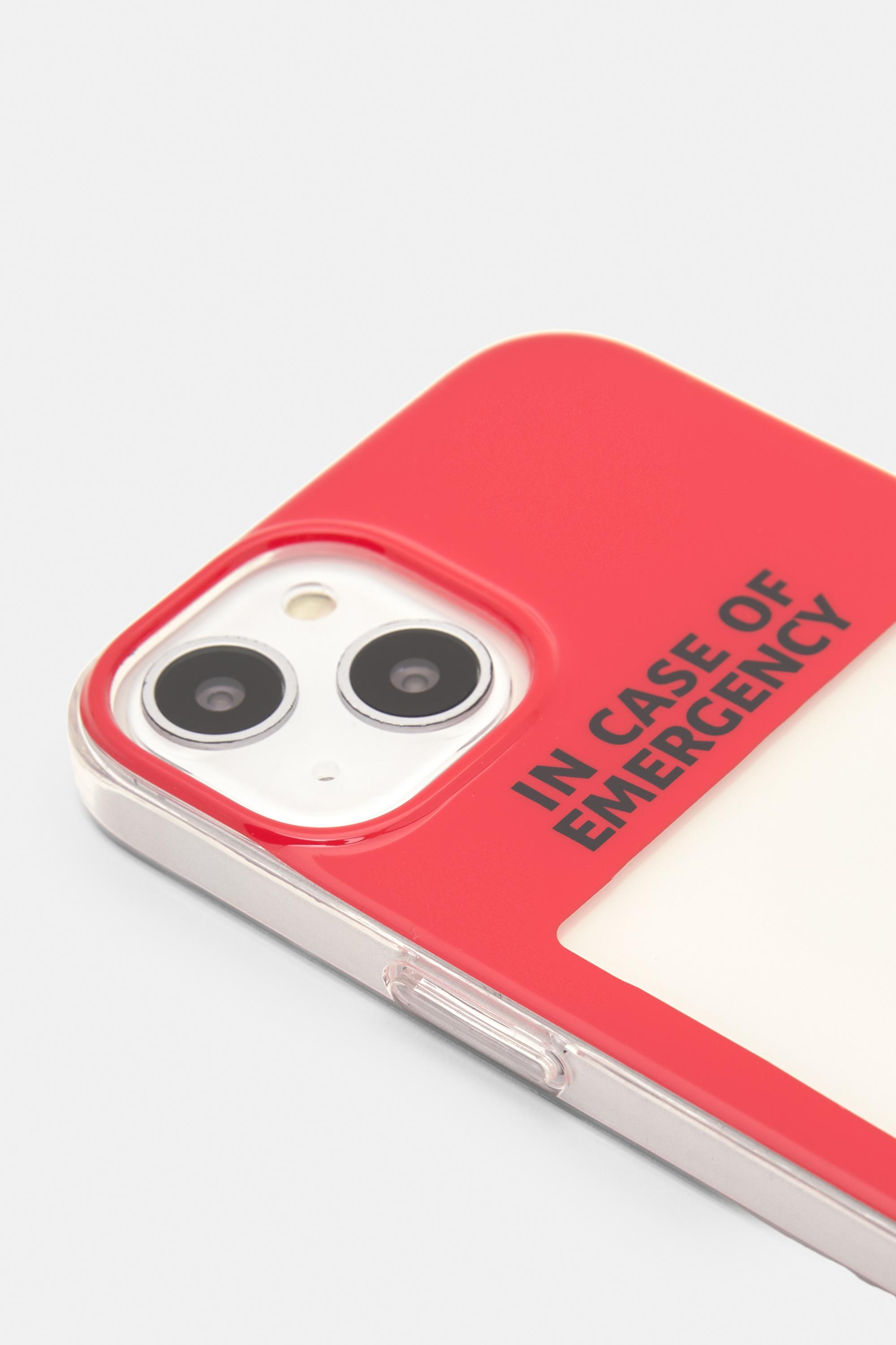 Acil durum grafikli iPhone kılıfı - Görsel 2