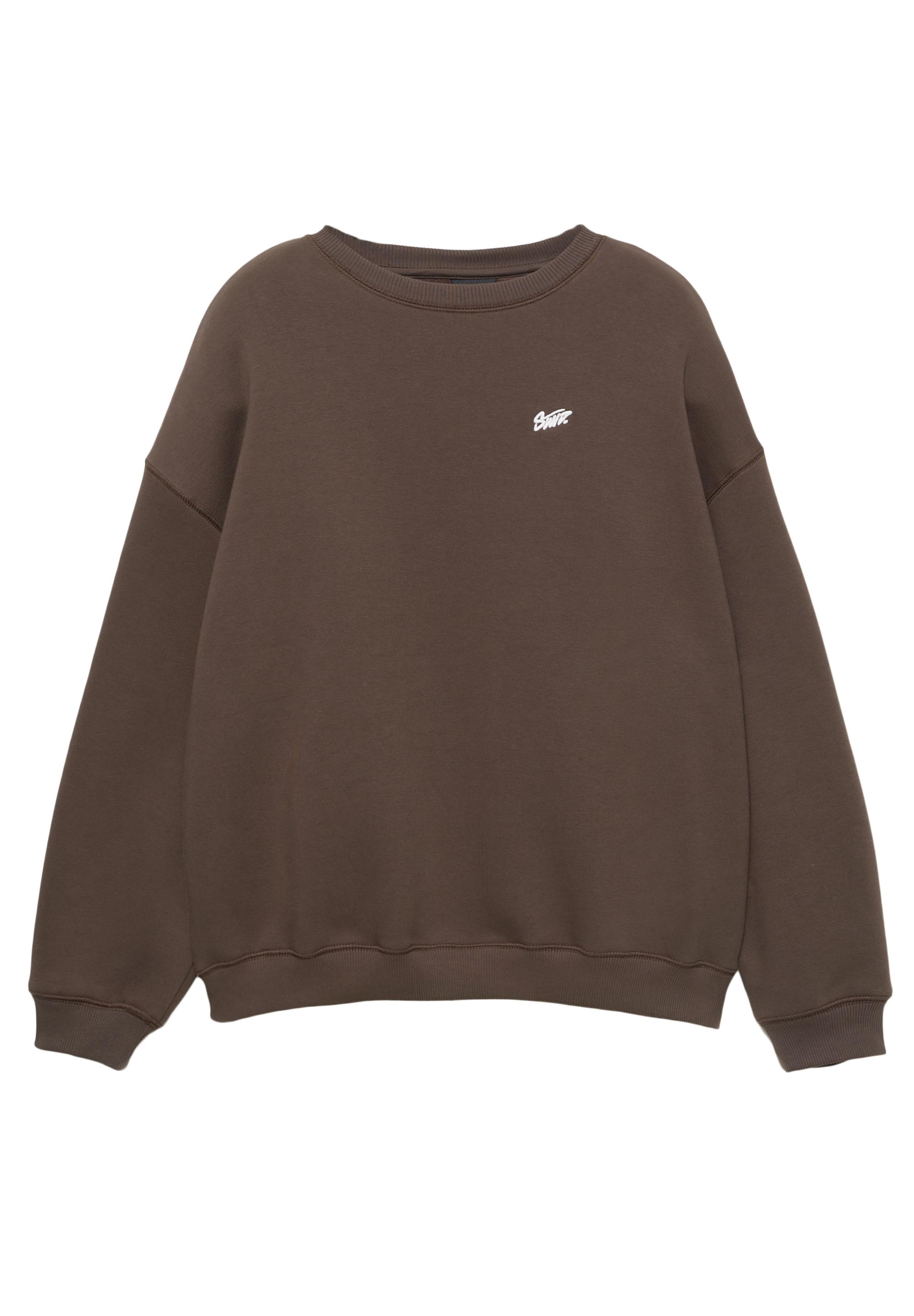 STWD bisiklet yaka sweatshirt