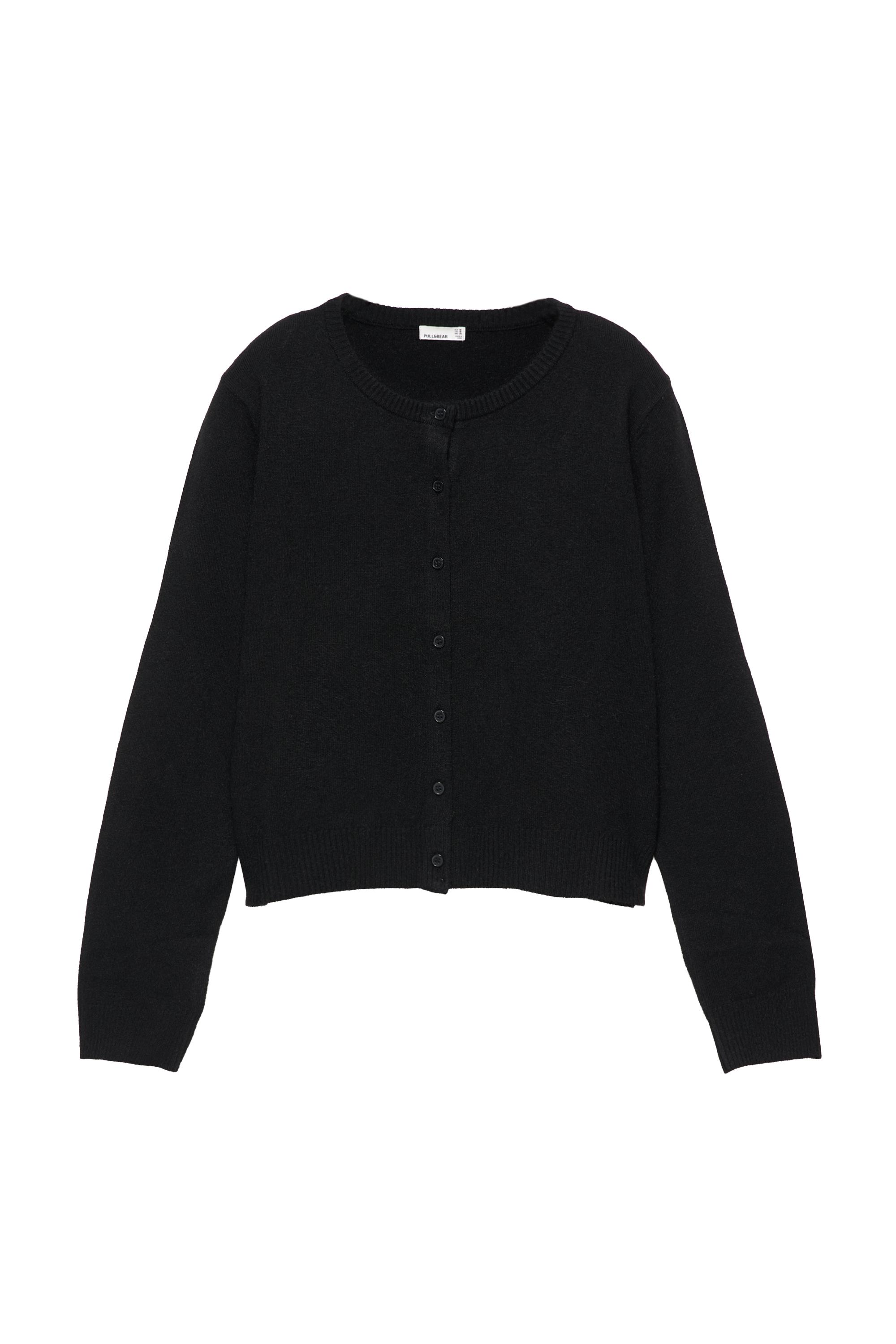 Pull&Bear BASIC triko hırka görsel 4