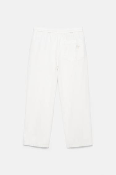 Denim joggers — Ecru 7