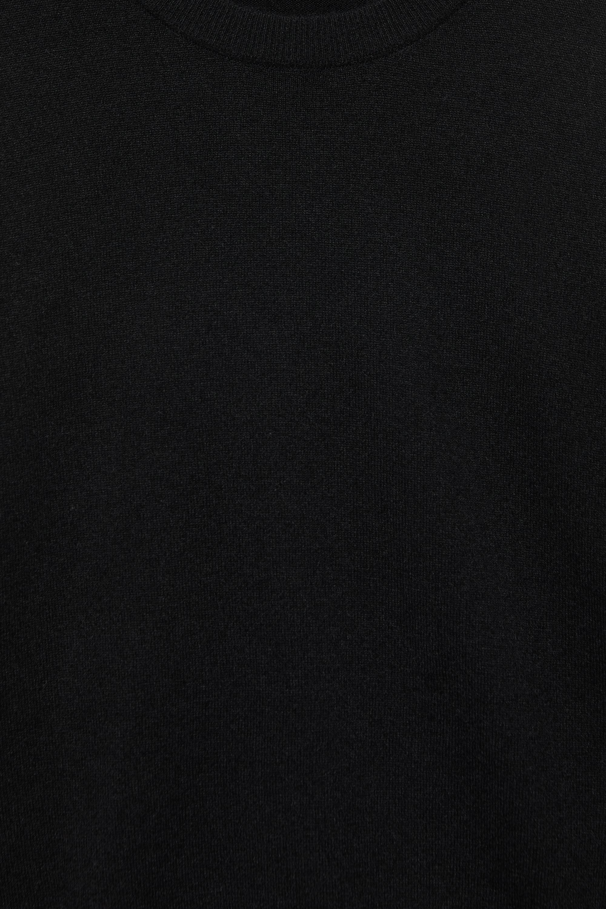 Soft knit jumper — Black