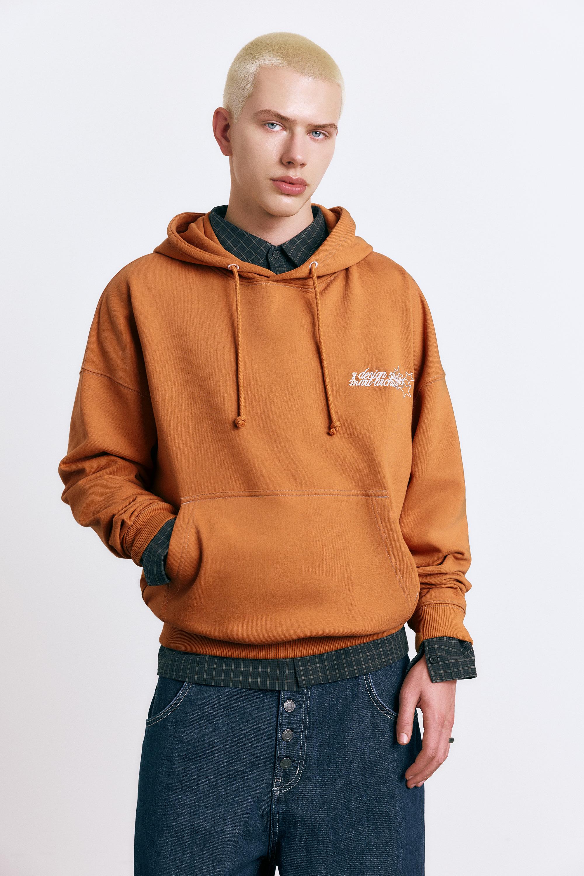 STWD star hoodie — Mustard
