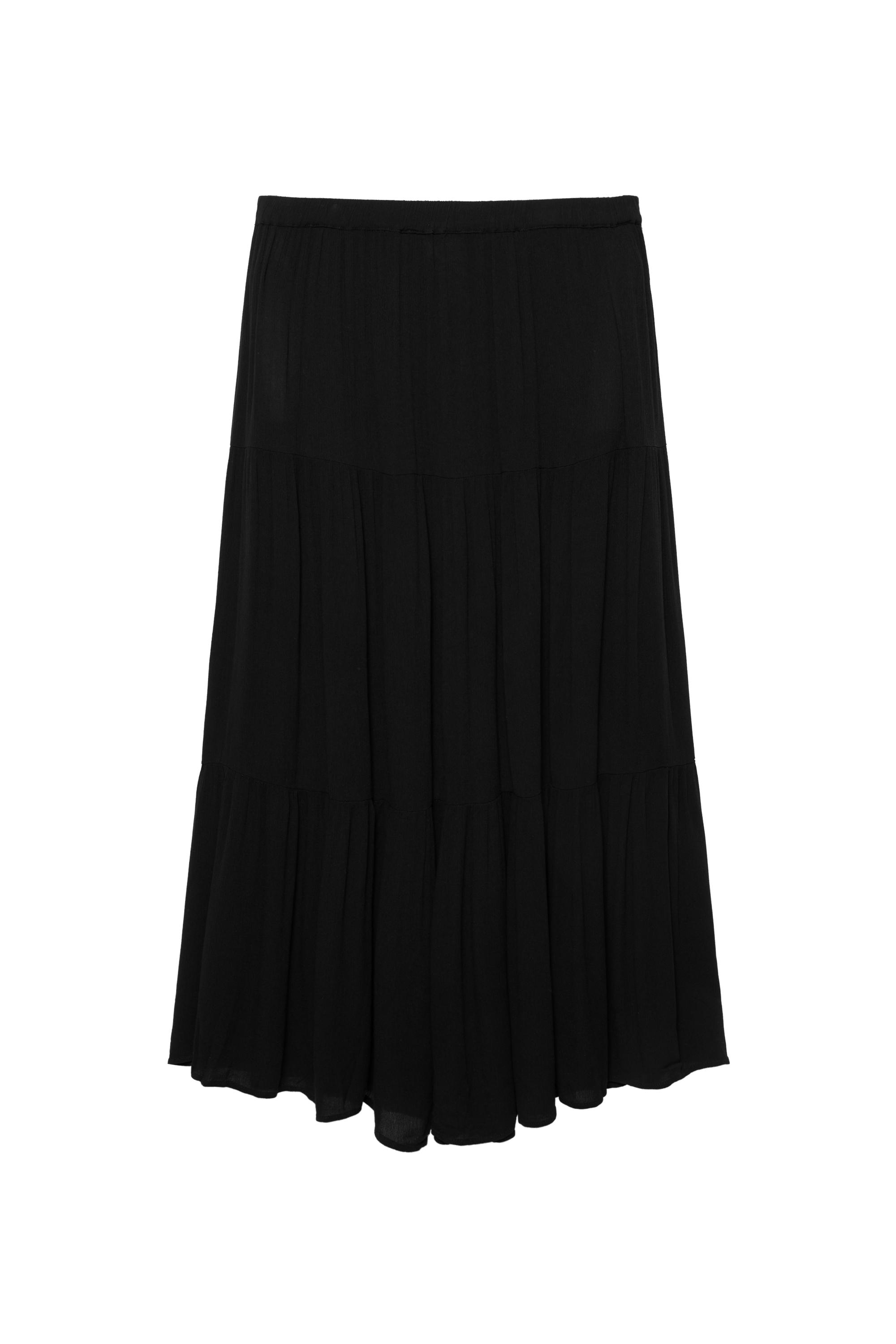 Panel detaylı midi etek - Görsel 88