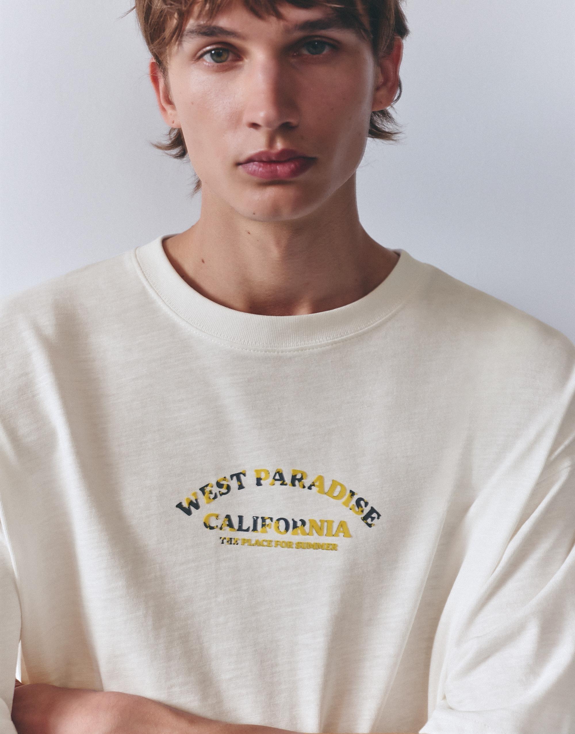 West Paradise graphic T-shirt — Off white