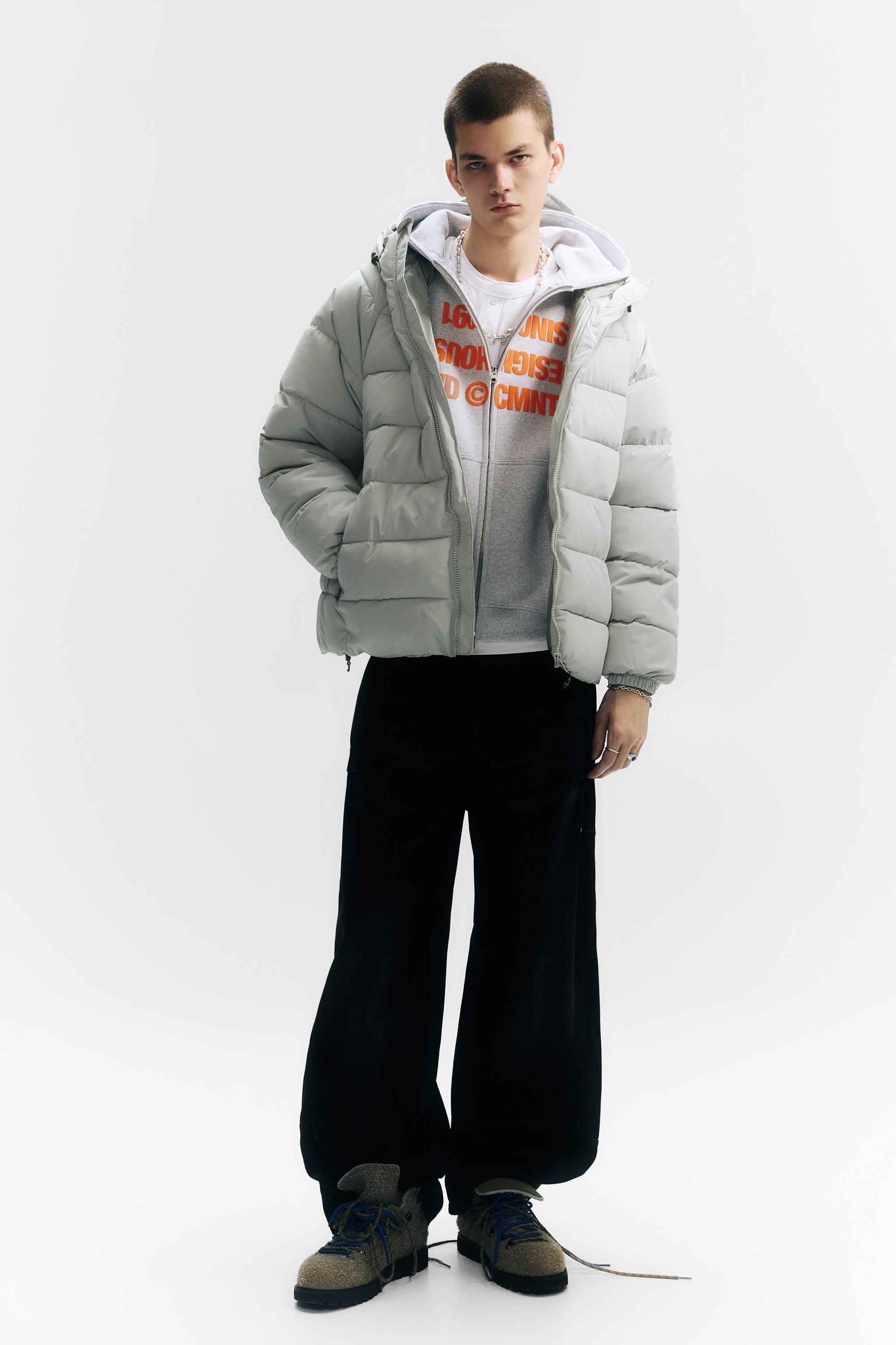 Kapüşonlu şişme STWD mont - Görsel 28