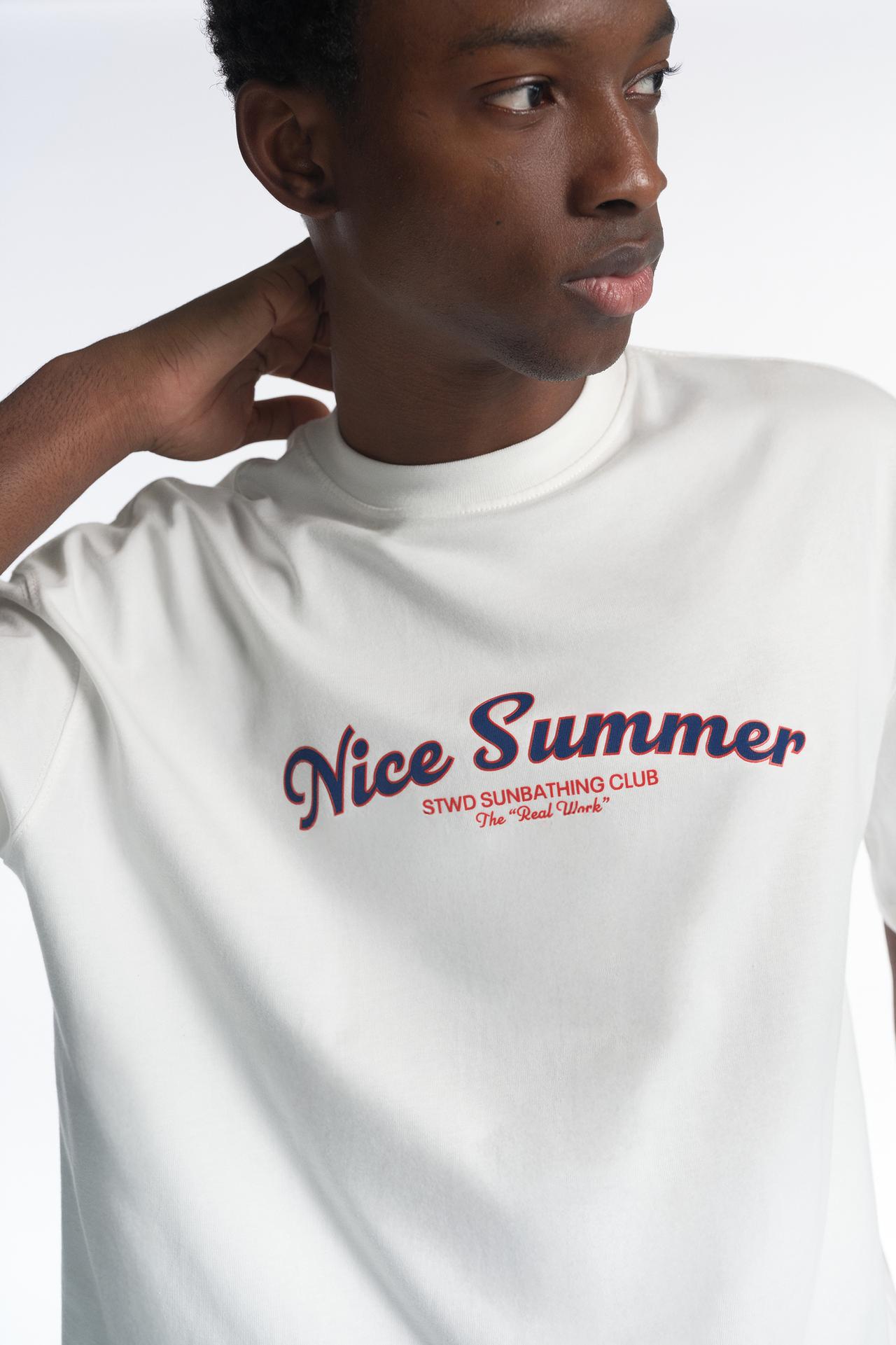 STWD Nice Summer T-shirt — Off white