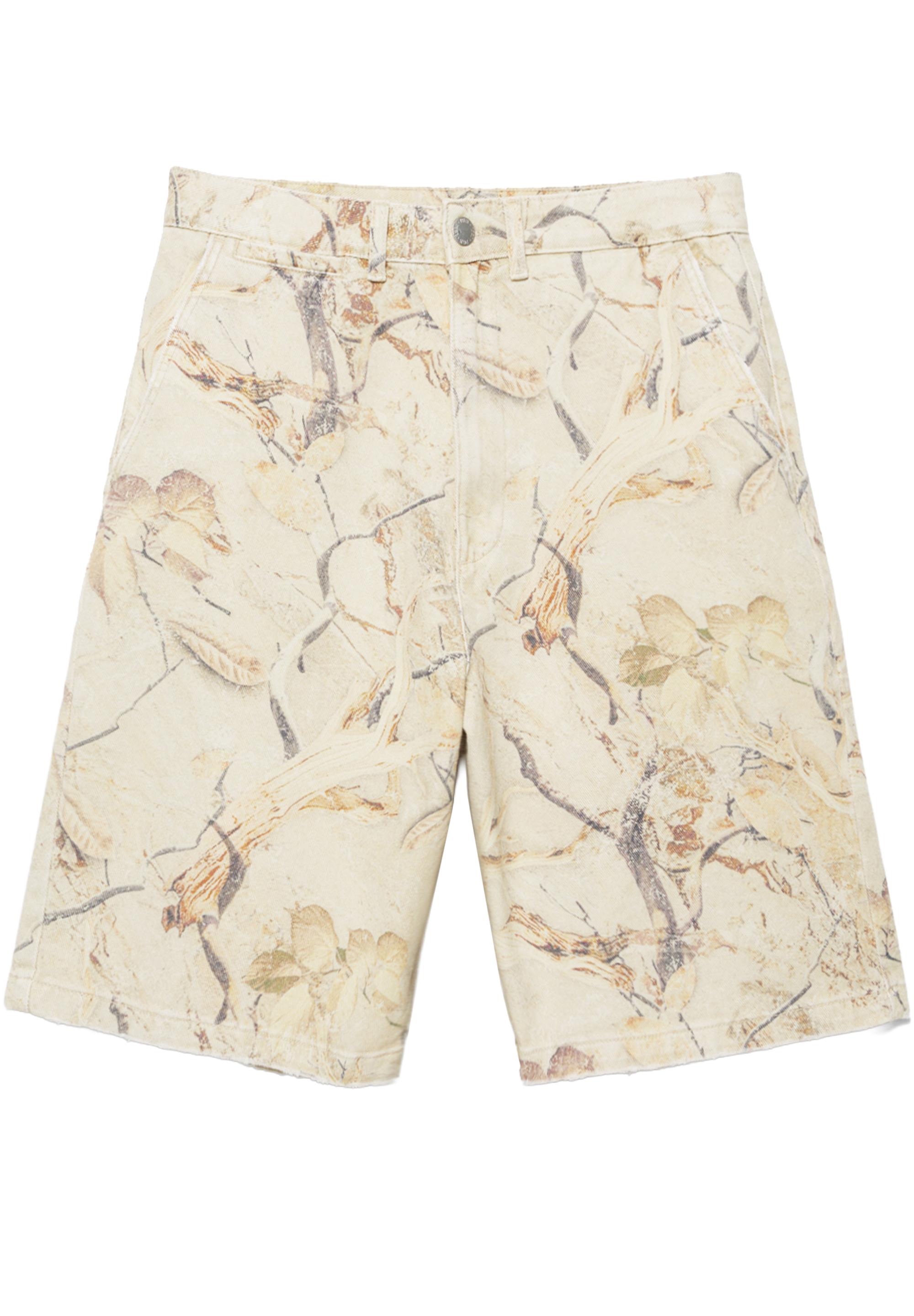Printed Bermuda shorts — Sand