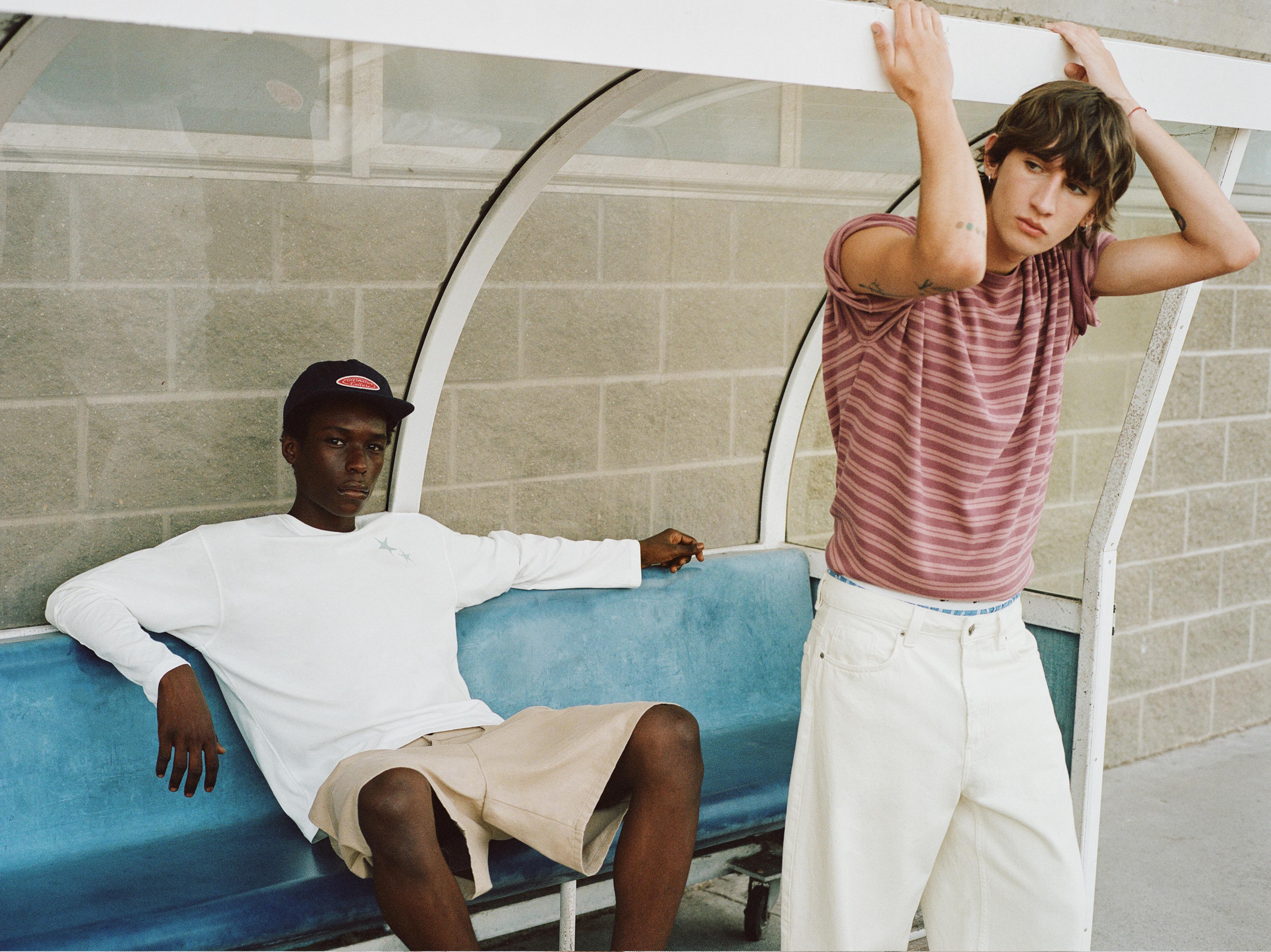 STWD boxy star T-shirt — Off white