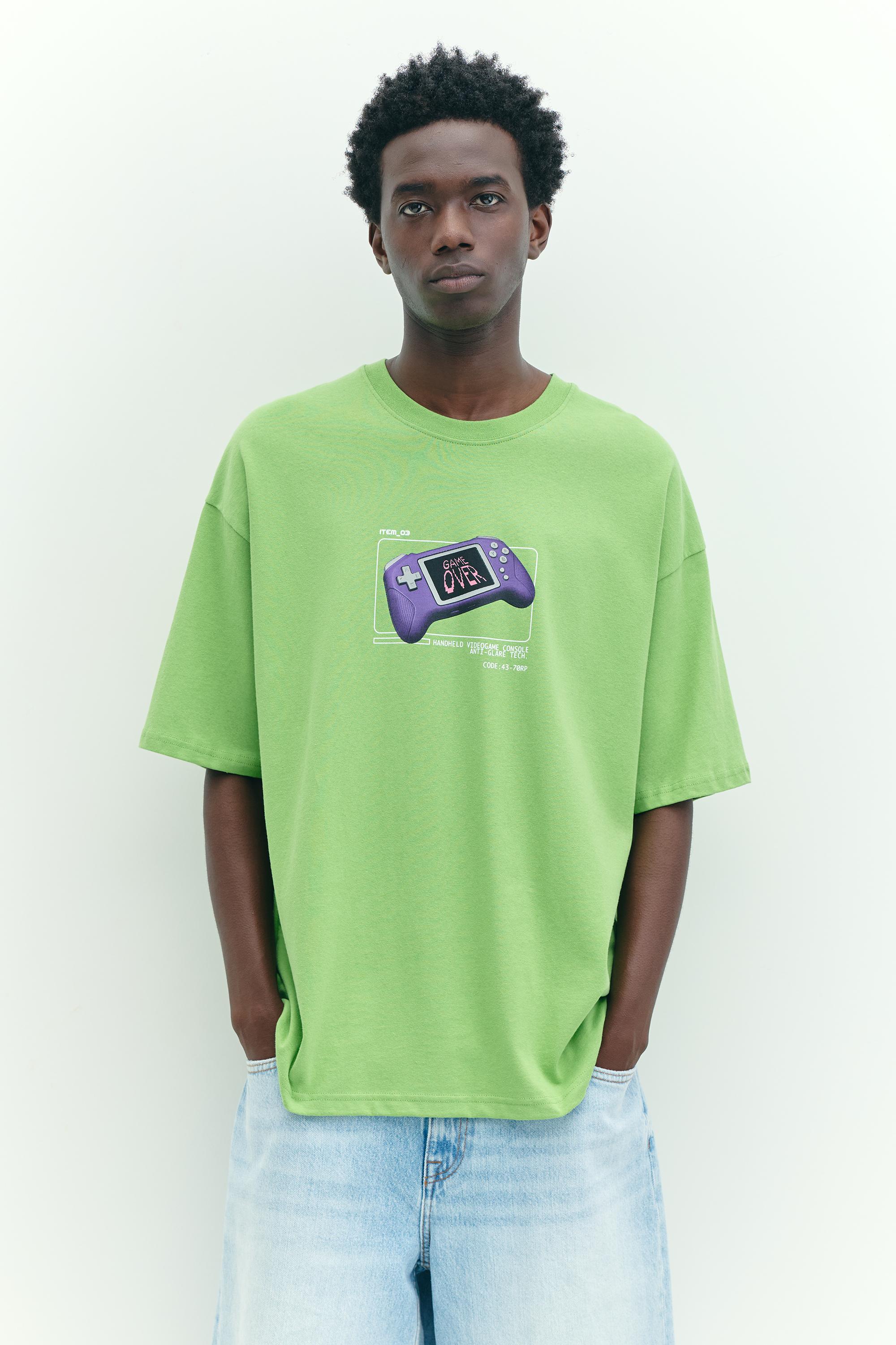 STWD controller graphic T-shirt — Green