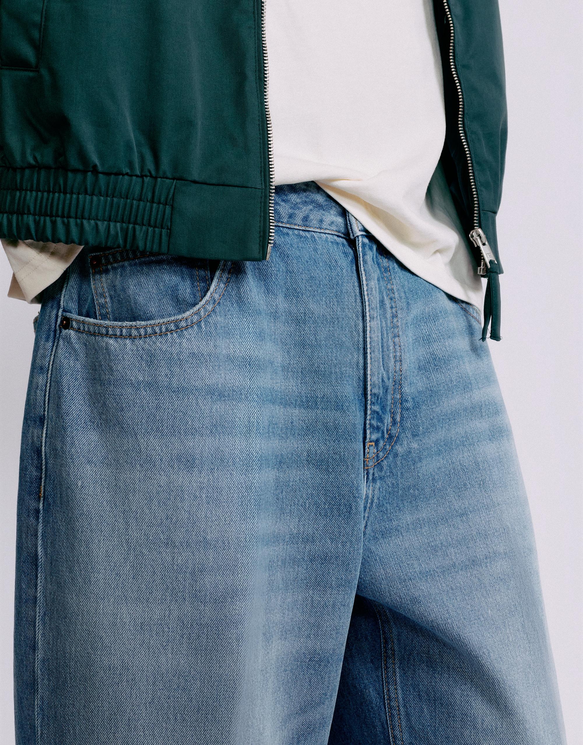 Relaxed baggy jeans — Medium blue
