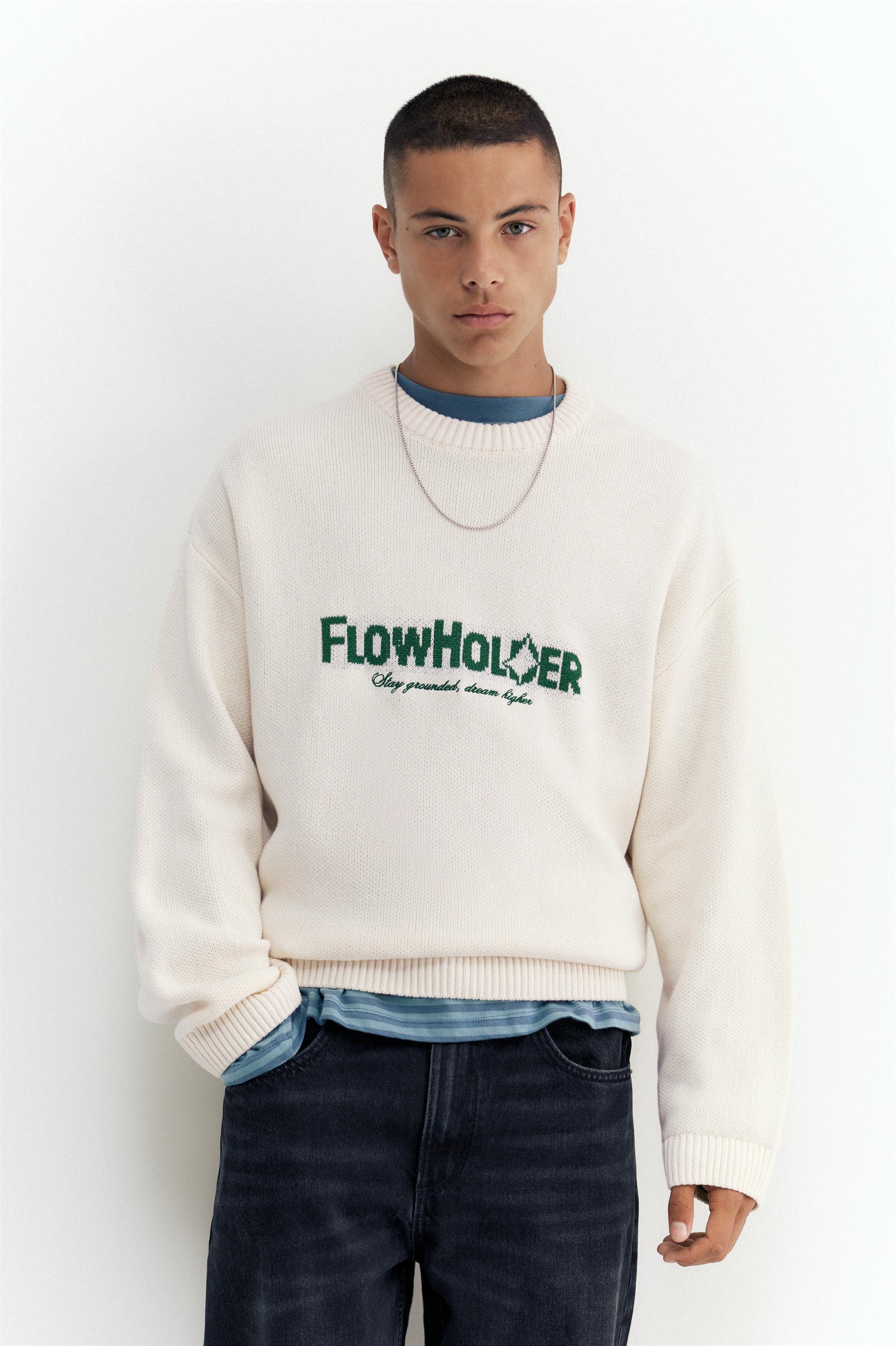 STWD graphic jumper — White
