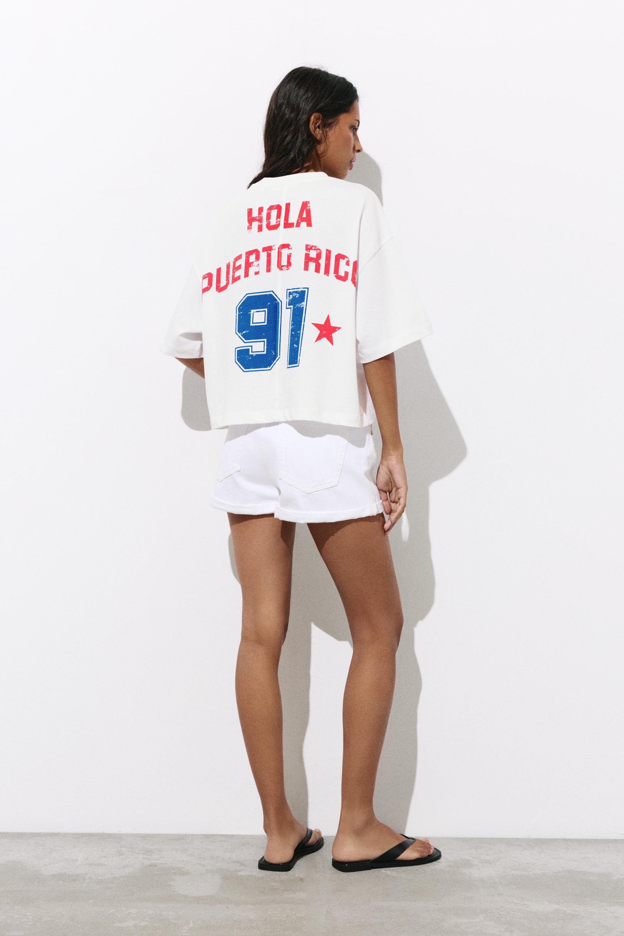 Puerto Rico graphic T-shirt — White