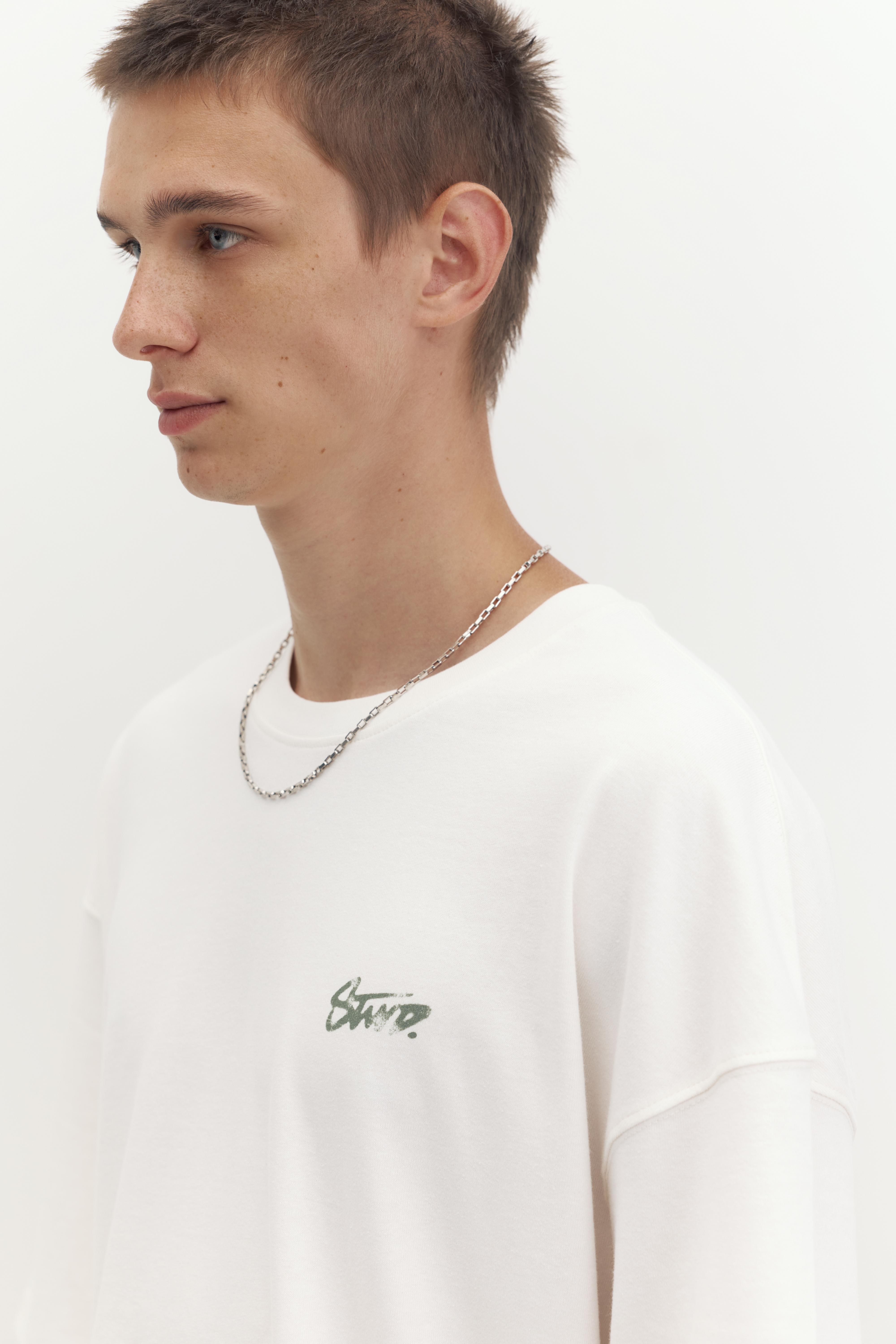Oversize STWD T-shirt — Off white