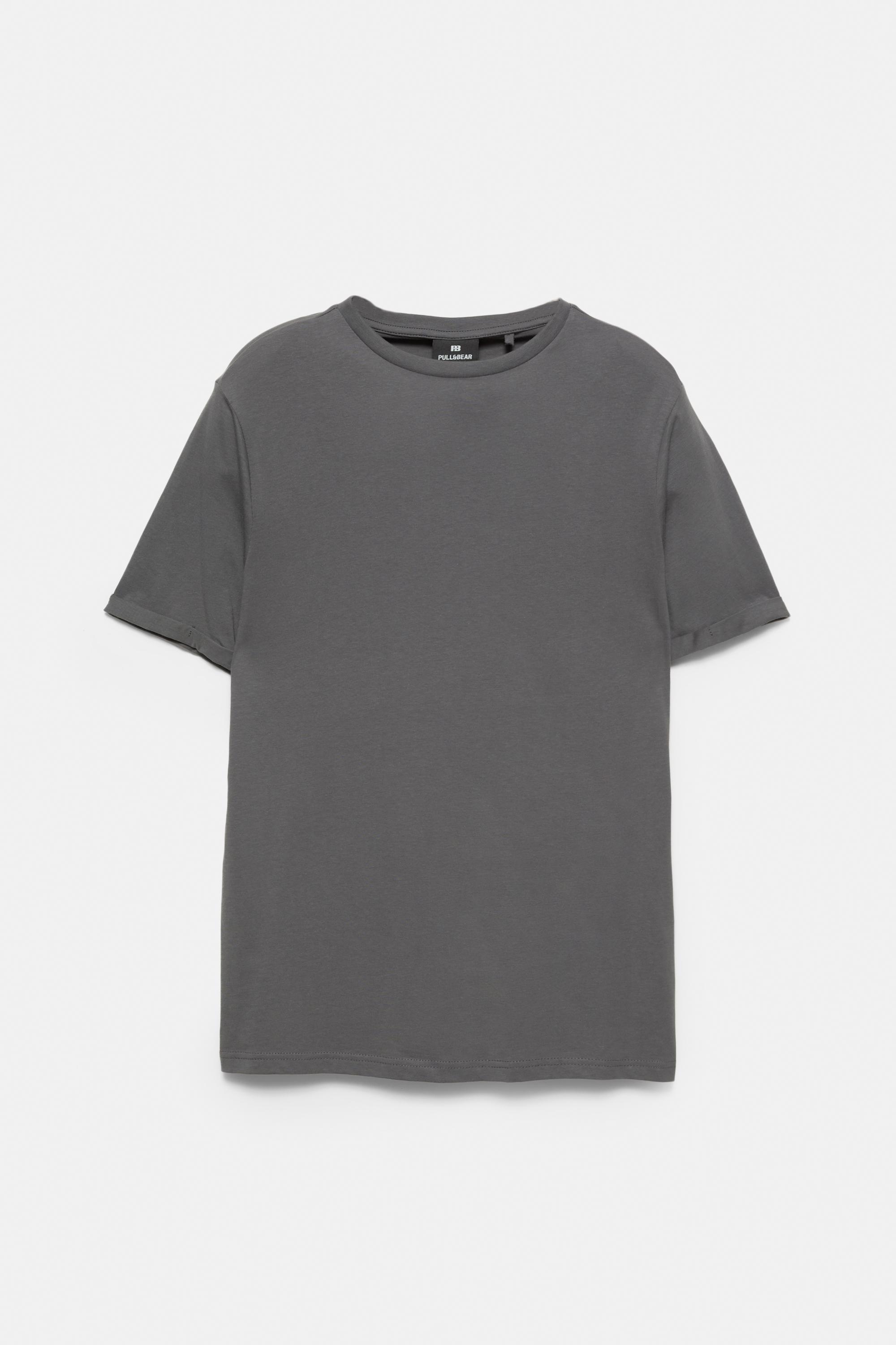 Muscle fit T-shirt — Dark grey