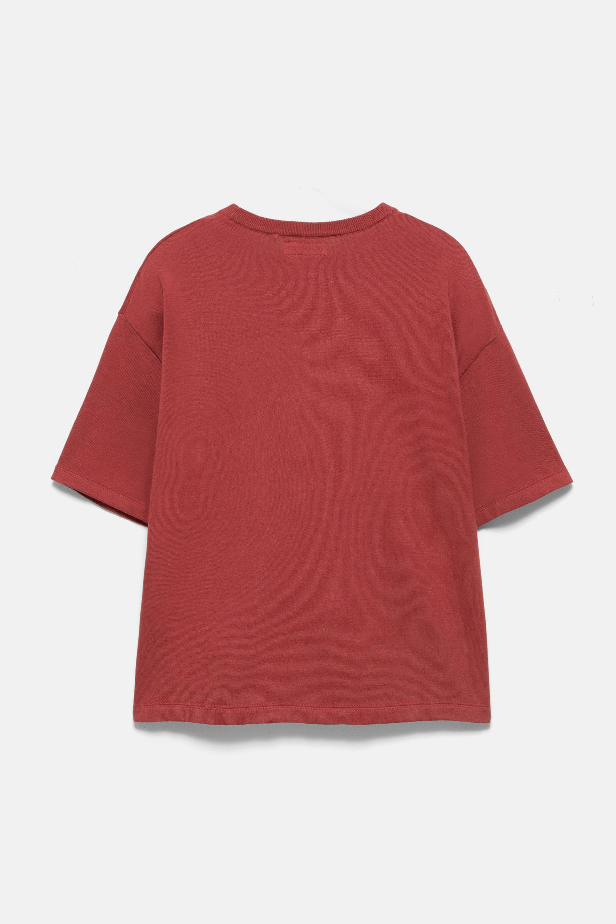 Nakışlı oversize Tişört