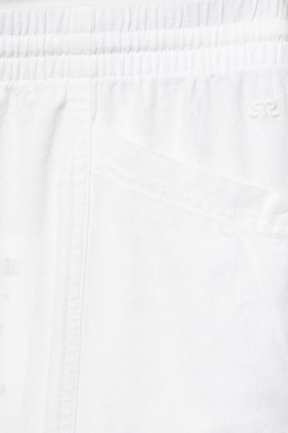 Ketenli barrel pantolon