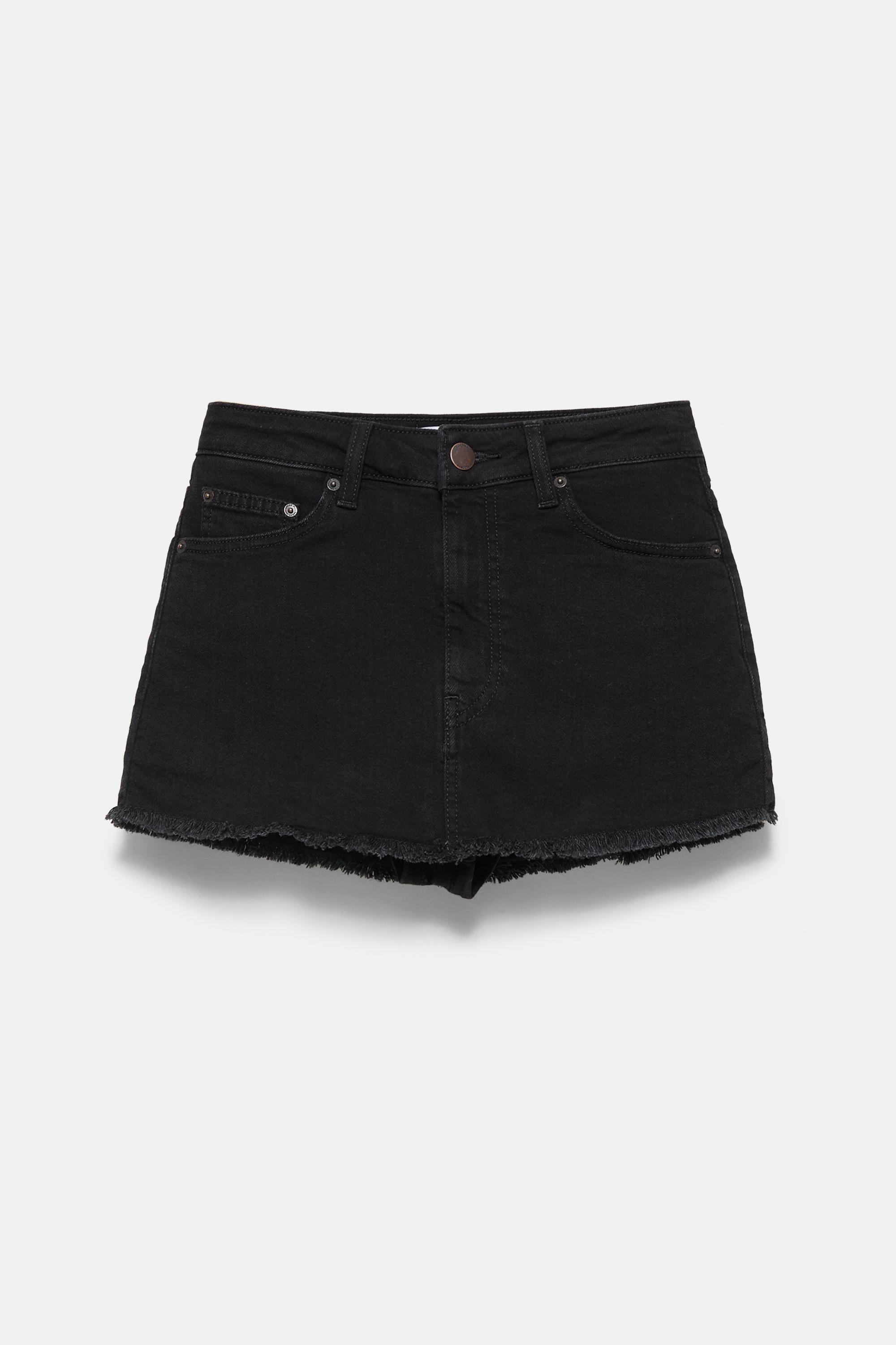 Denim şort etek