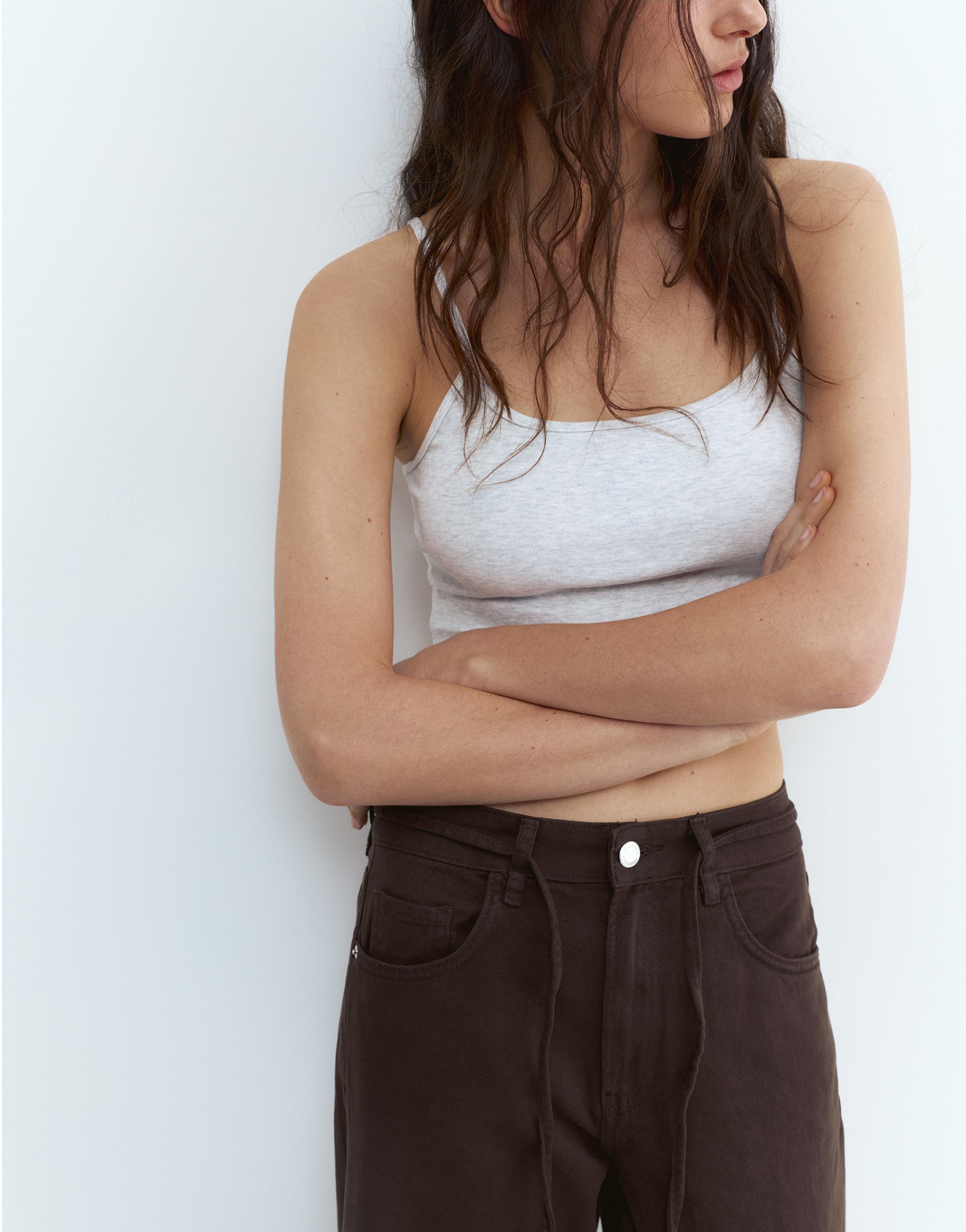 Bağcıklı baggy jean - Görsel 77